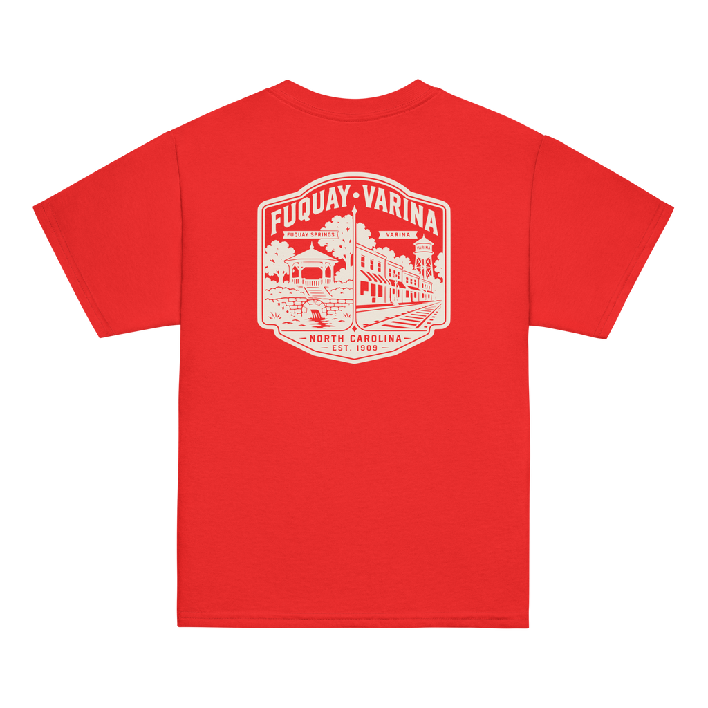 Fuquay Varina, NC - Two Towns Became One Home - Youth Classic Tee