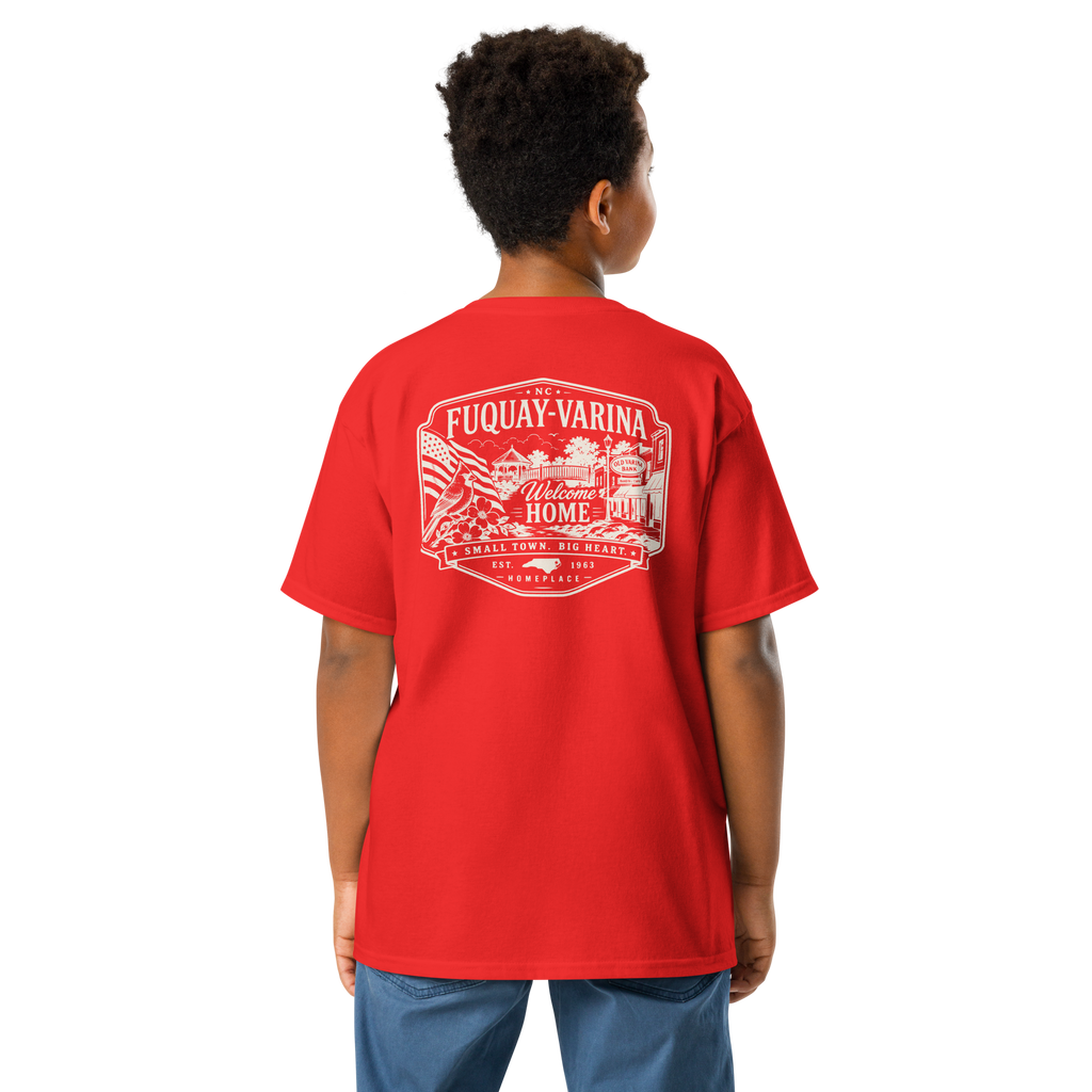 Fuquay Varina, NC - Welcome Home - Youth Classic Tee