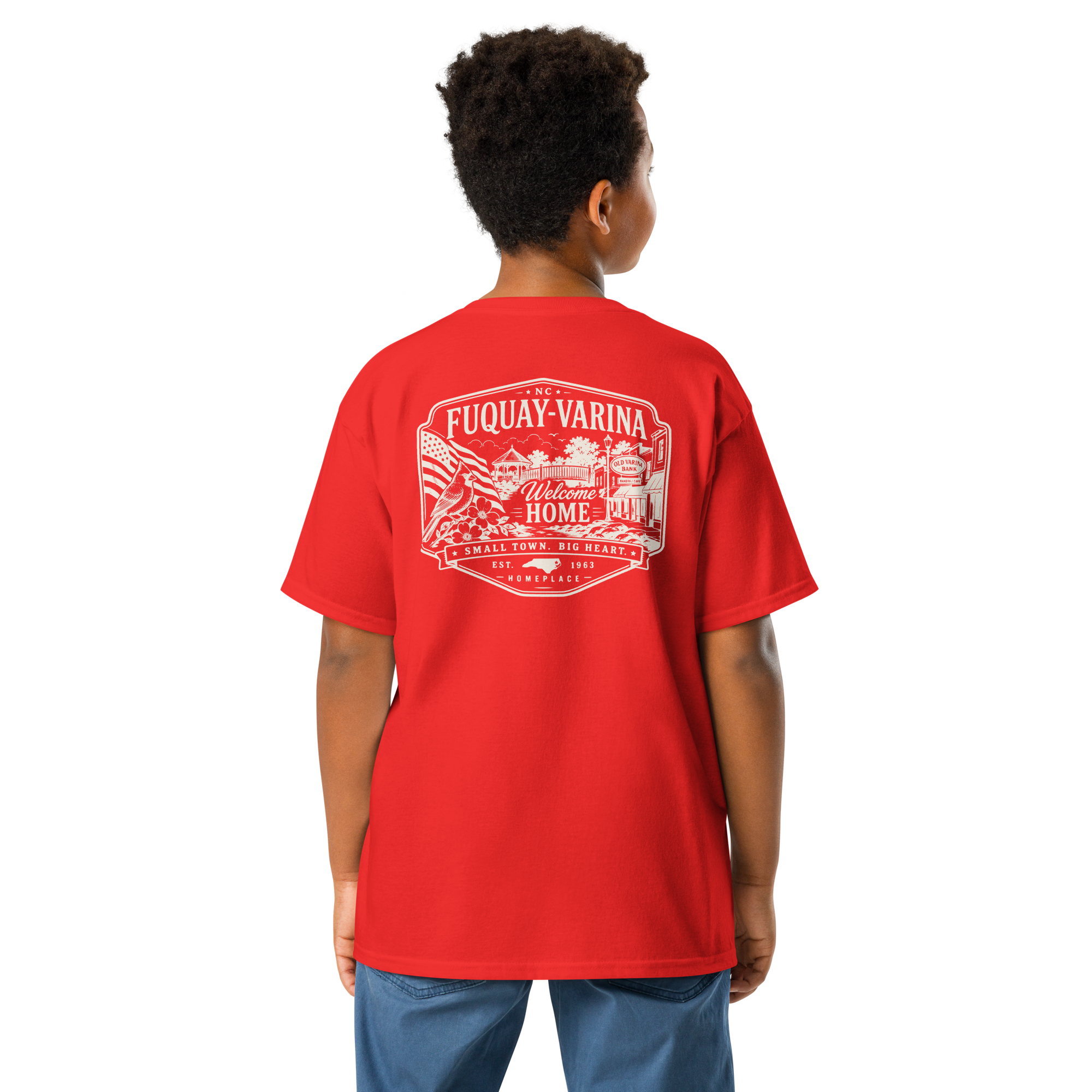 Fuquay Varina, NC - Welcome Home - Youth Classic Tee