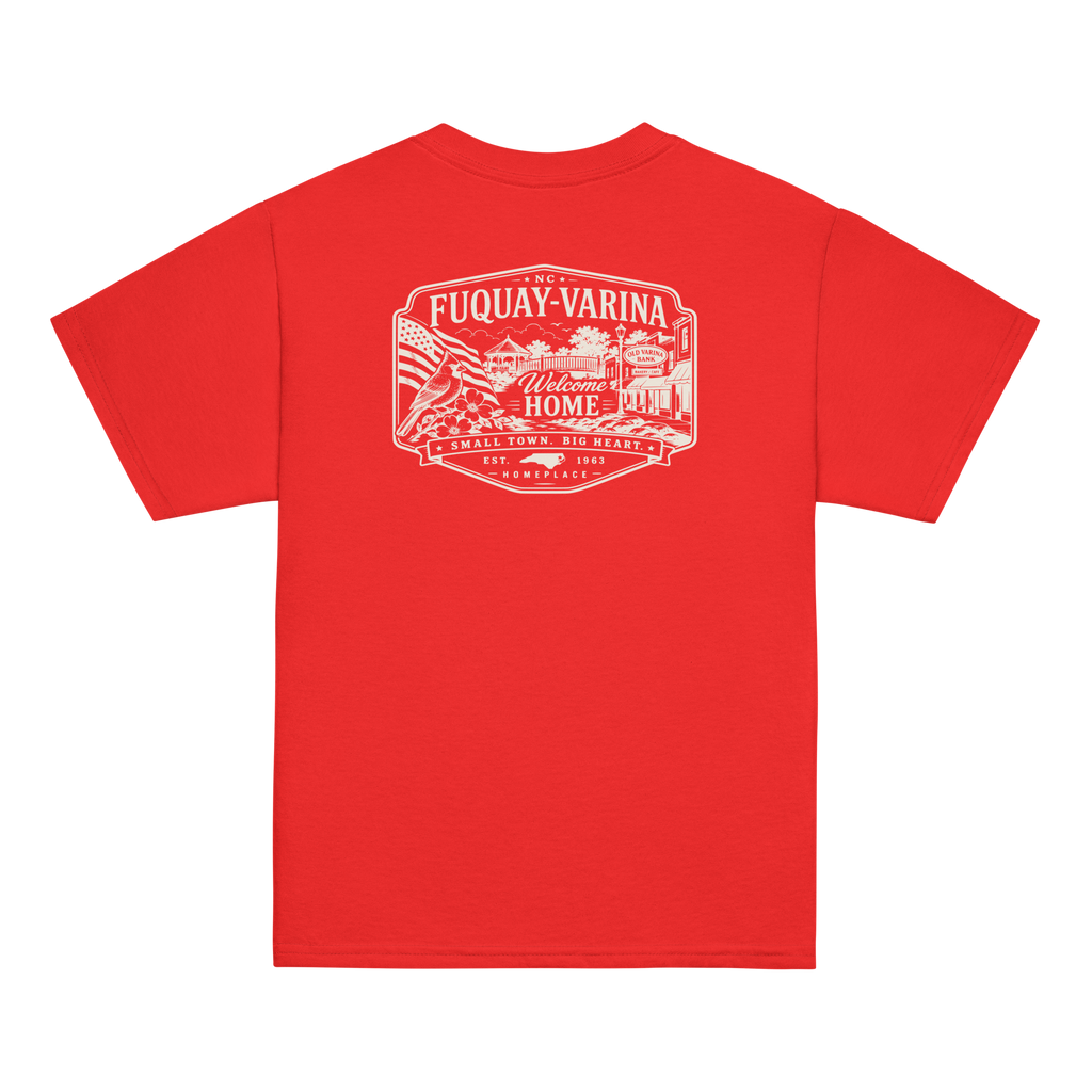 Fuquay Varina, NC - Welcome Home - Youth Classic Tee