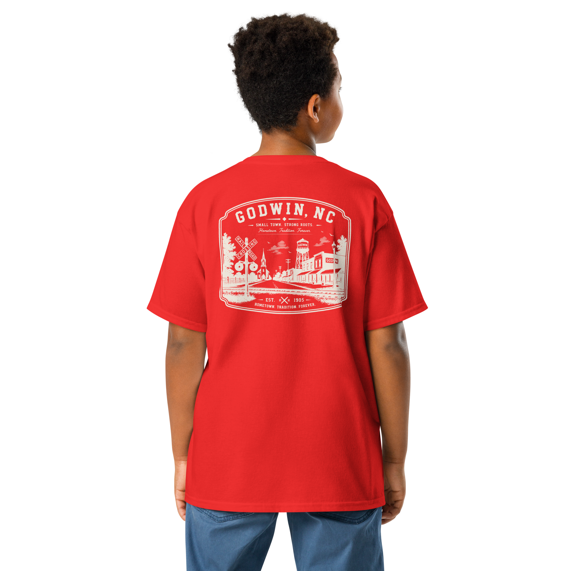 Godwin, NC - Small Town Roots - Youth Classic Tee