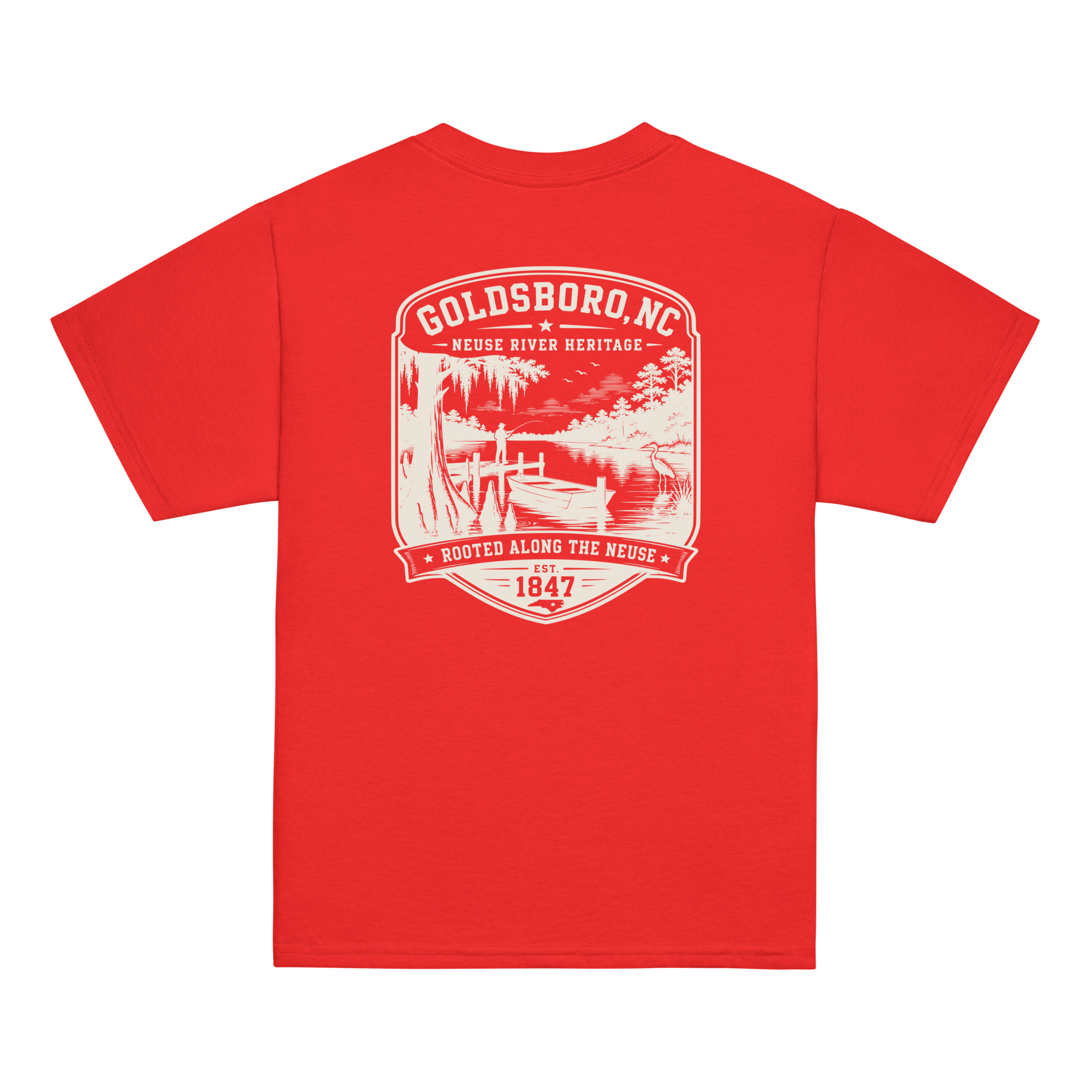 Goldsboro, NC - Rooted Along The Neuse - Youth Classic Tee