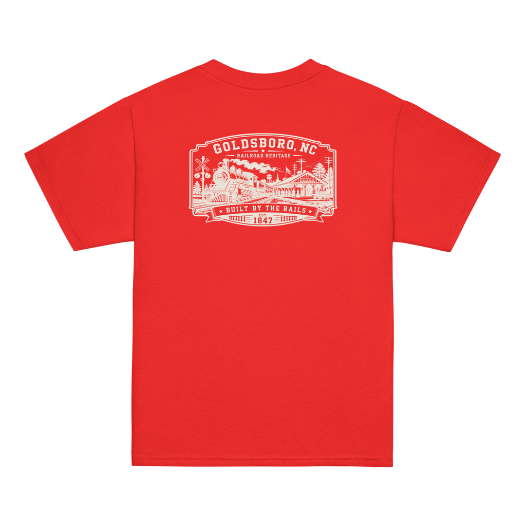 Goldsboro, NC - Built On Rails - Youth Classic Tee
