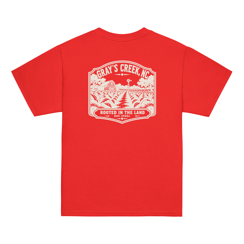 Grays Creek, NC - Rooted - Youth Classic Tee
