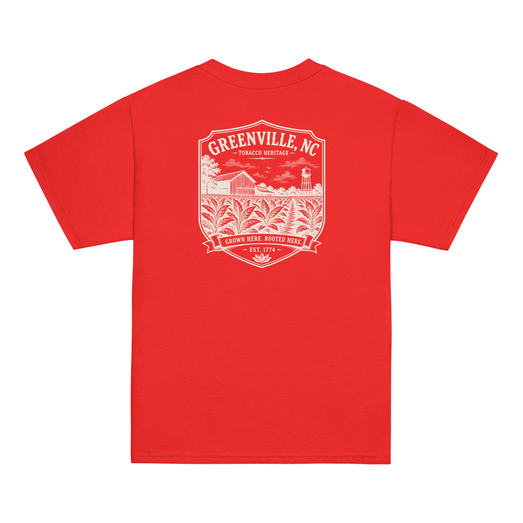 Greenville, NC - Tobacco Heritage - Youth Classic Tee