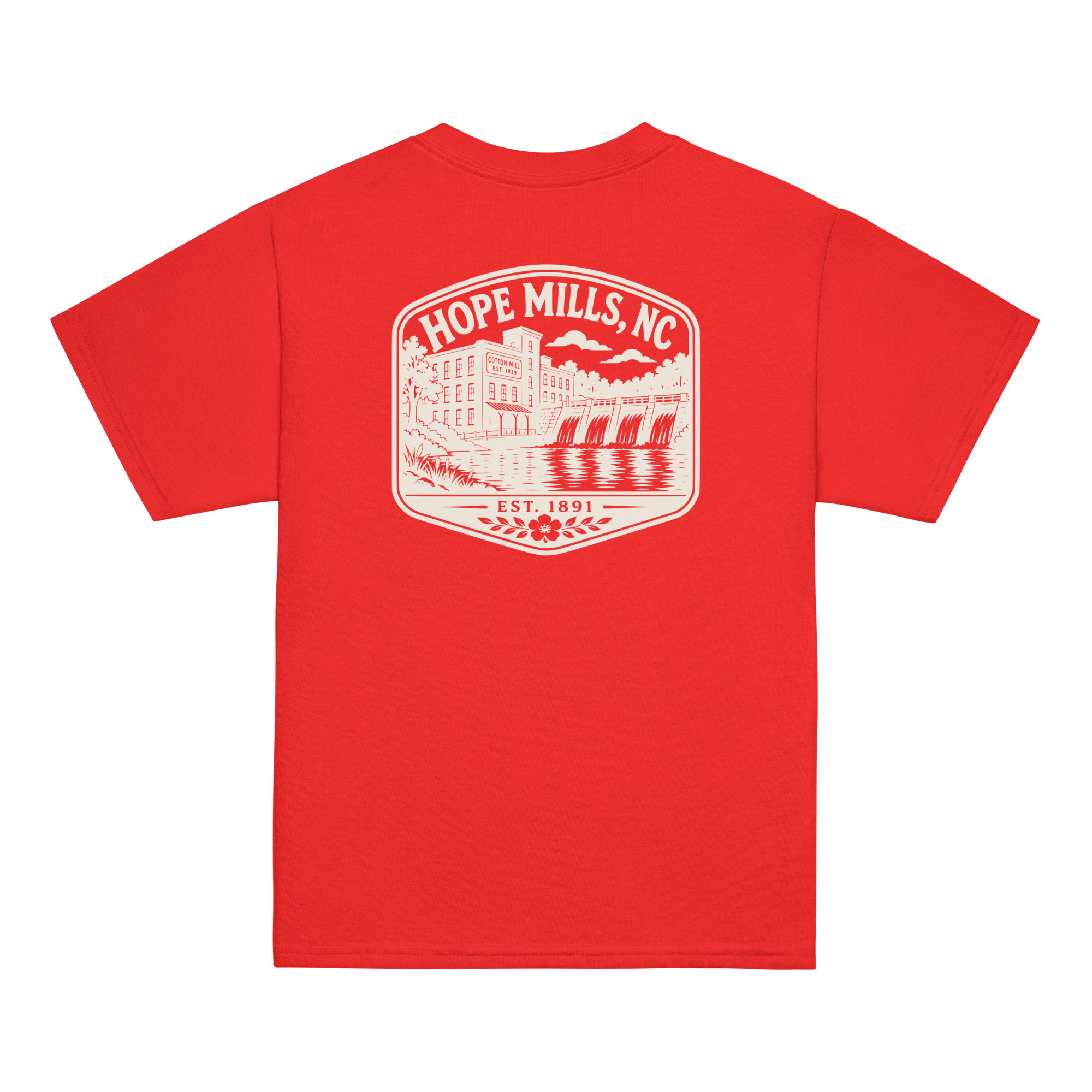 Hope Mills, NC - The Old Mill - Youth Classic Tee