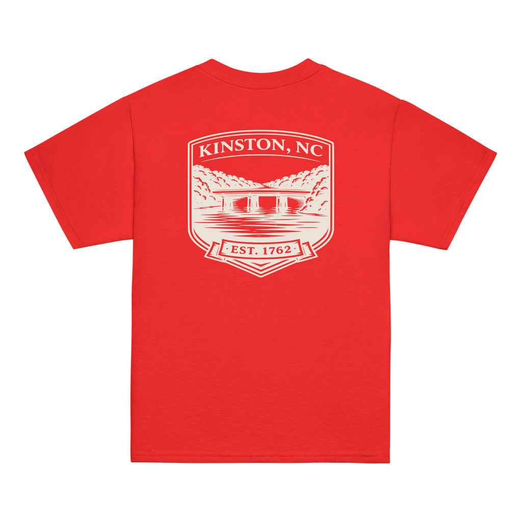 Kinston, NC - Neuse River Bridge - Youth Classic Tee