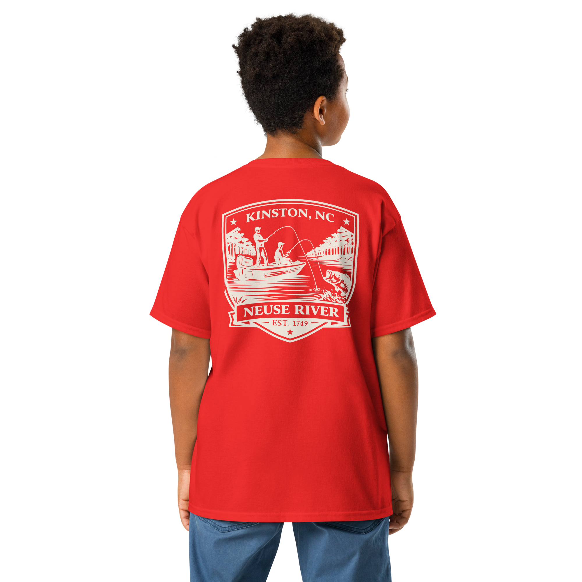Kinston, NC - Neuse River Fishing - Youth Classic Tee