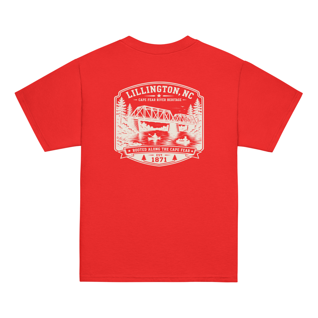 Lillington, NC - Old Trestle Bridge - Youth Classic Tee