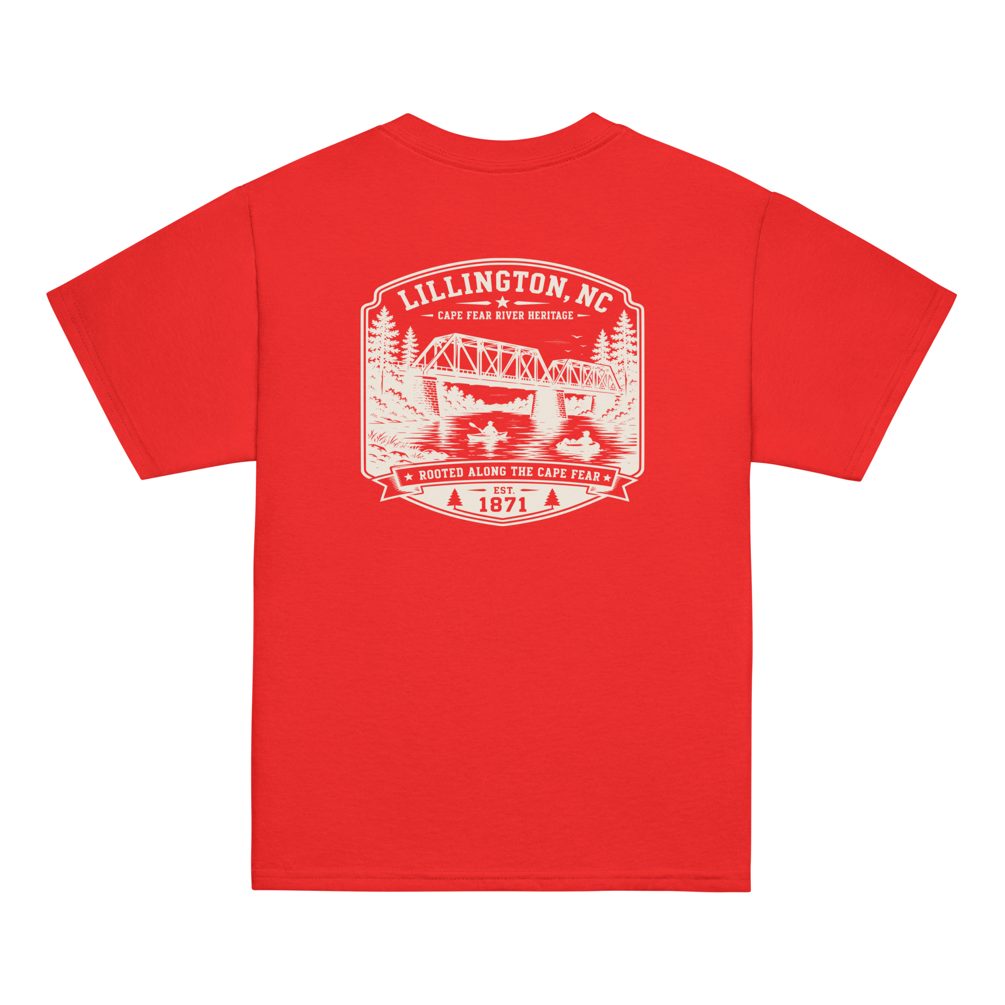 Lillington, NC - Old Trestle Bridge - Youth Classic Tee