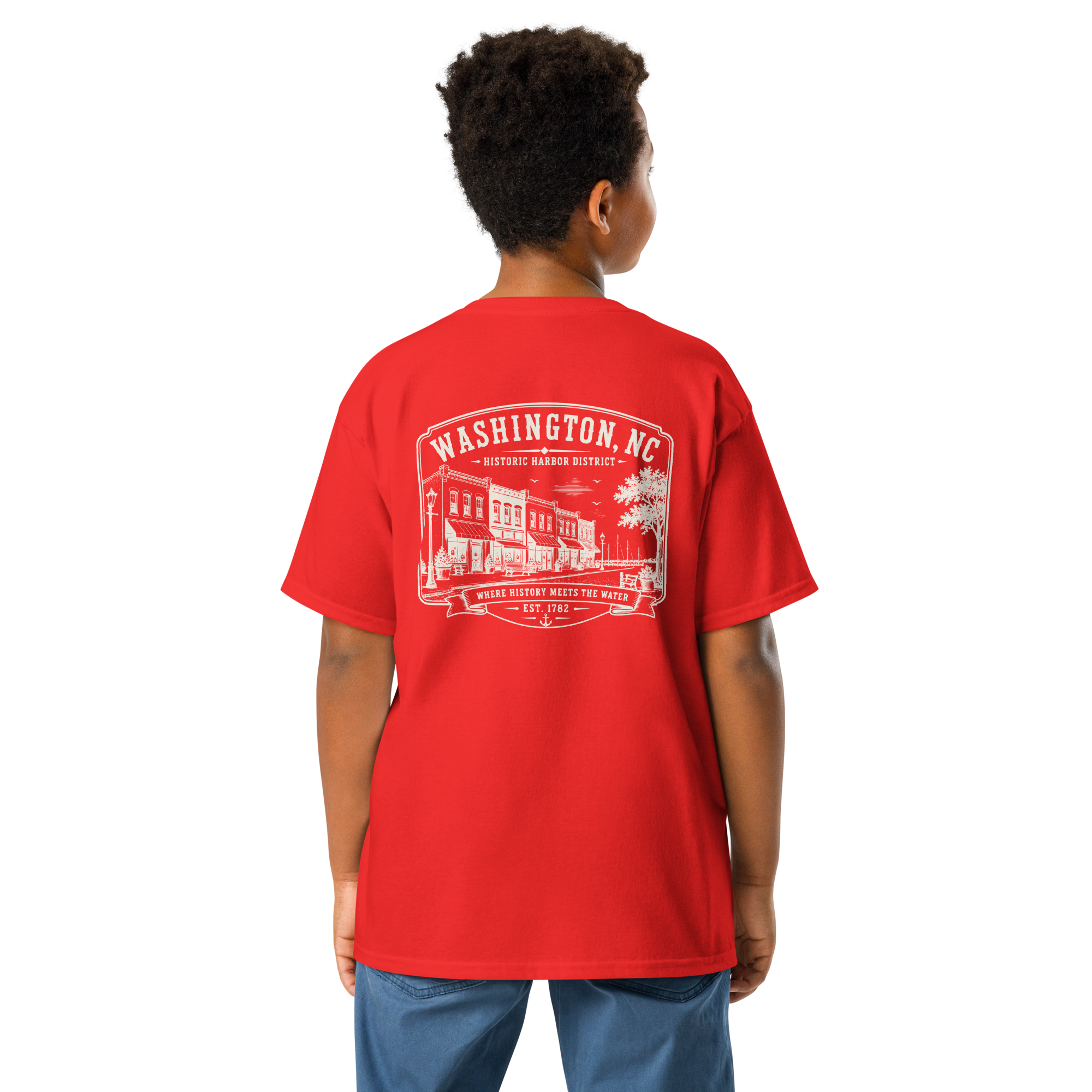 Little Washington, NC - Downtown - Youth Classic Tee