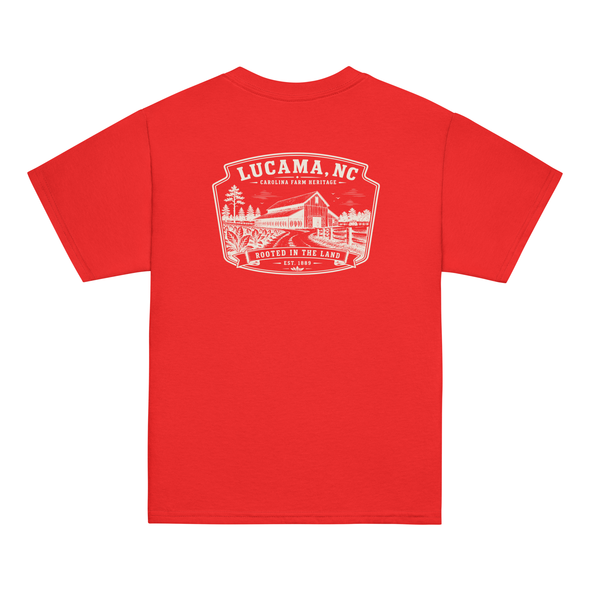 Lucama, NC - Rooted In The Land - Youth Classic Tee