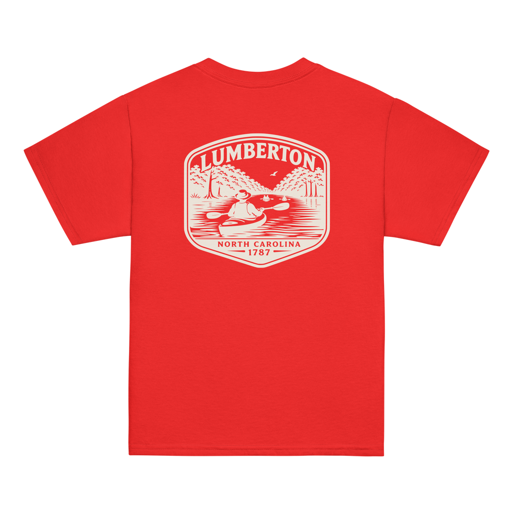 Lumberton, NC - Kayak on the River - Youth Classic Tee