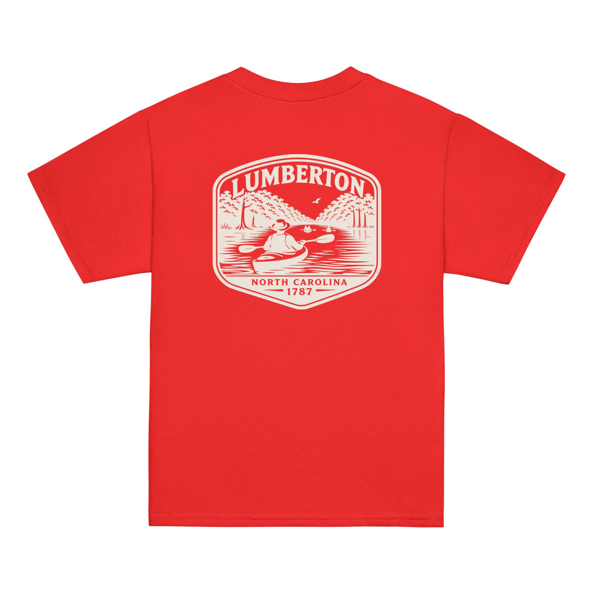 Lumberton, NC - Kayak on the River - Youth Classic Tee