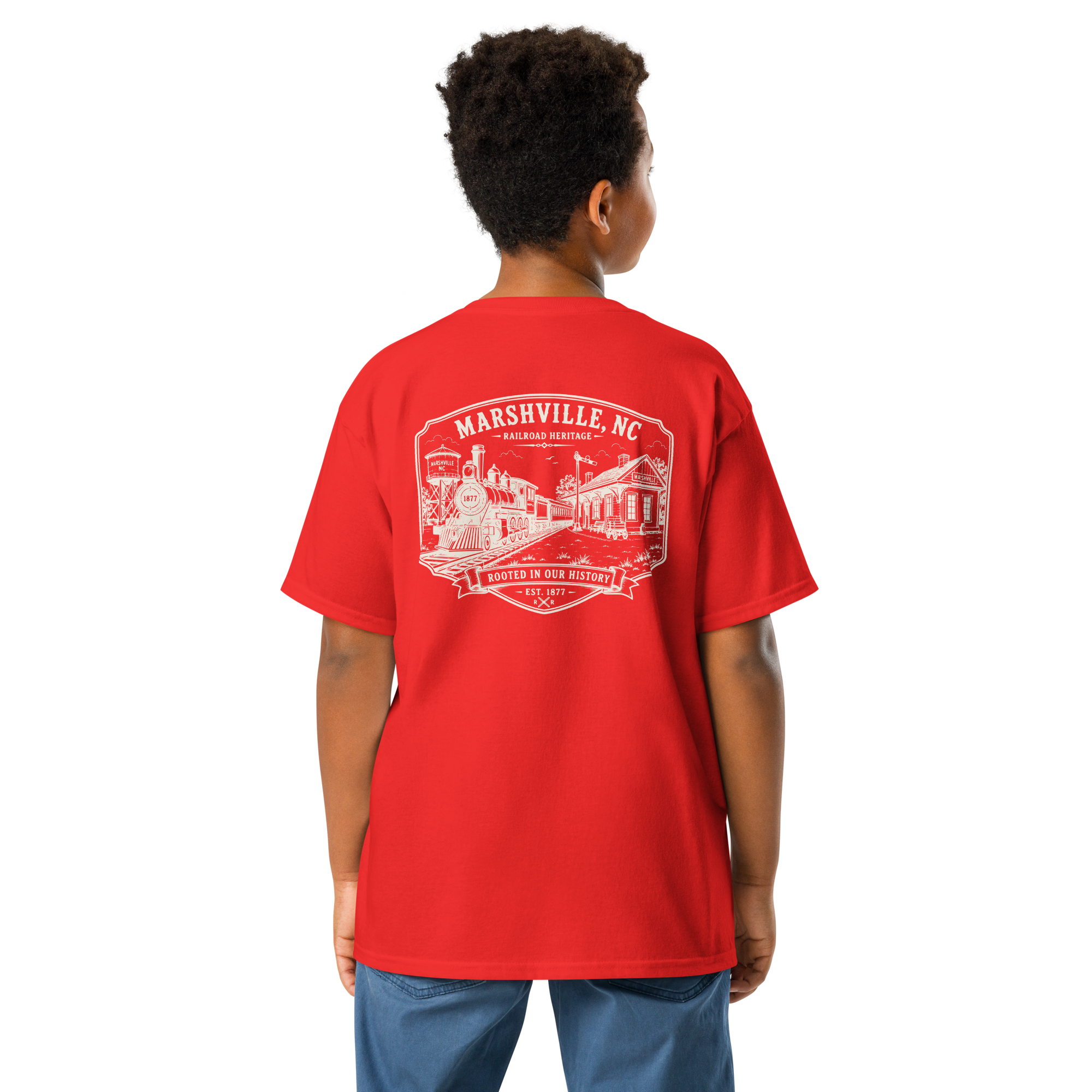 Marshville, NC - Railroad Heritage - Youth Classic Tee