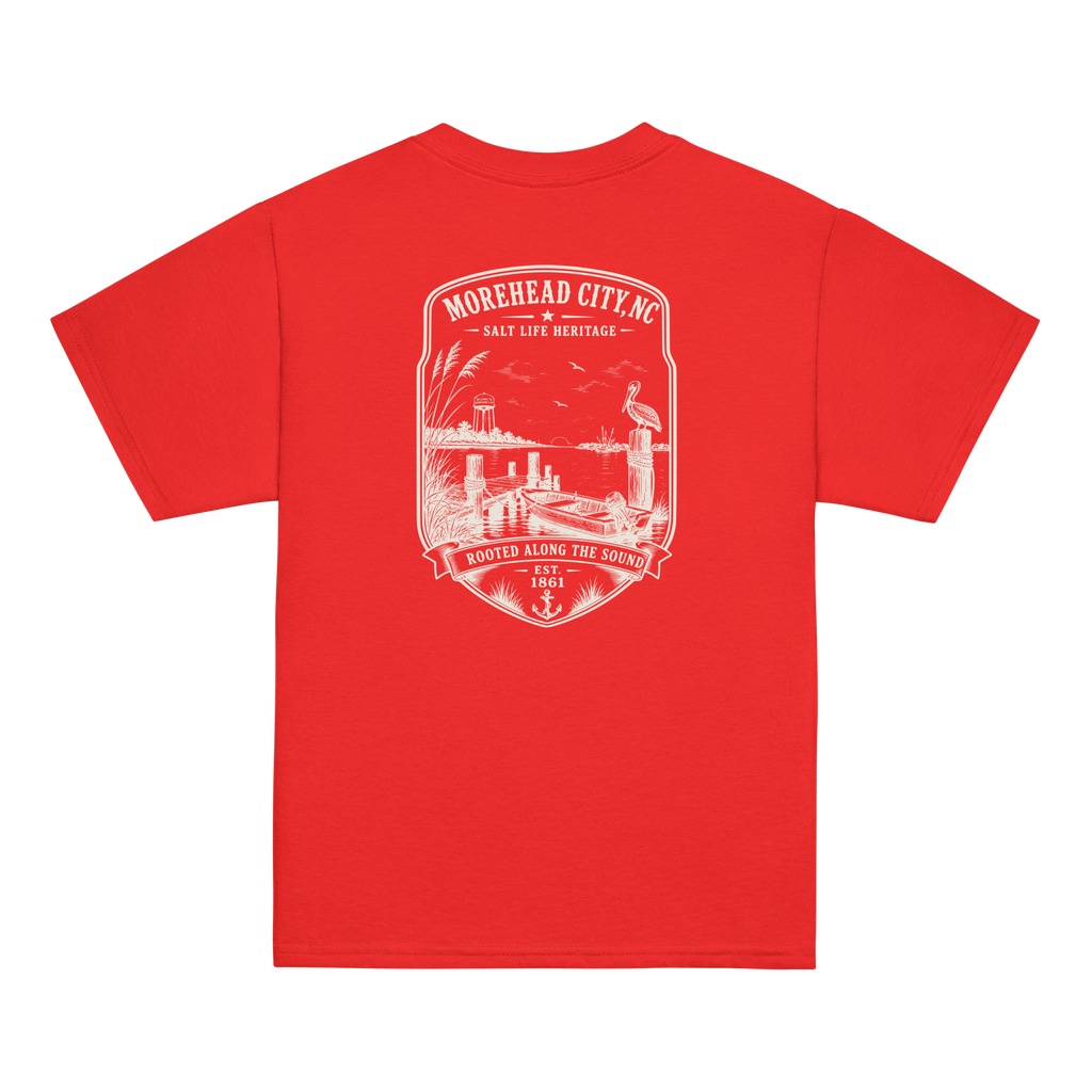 Morehead City, NC - Rooted Along The Sound- Youth Classic Tee
