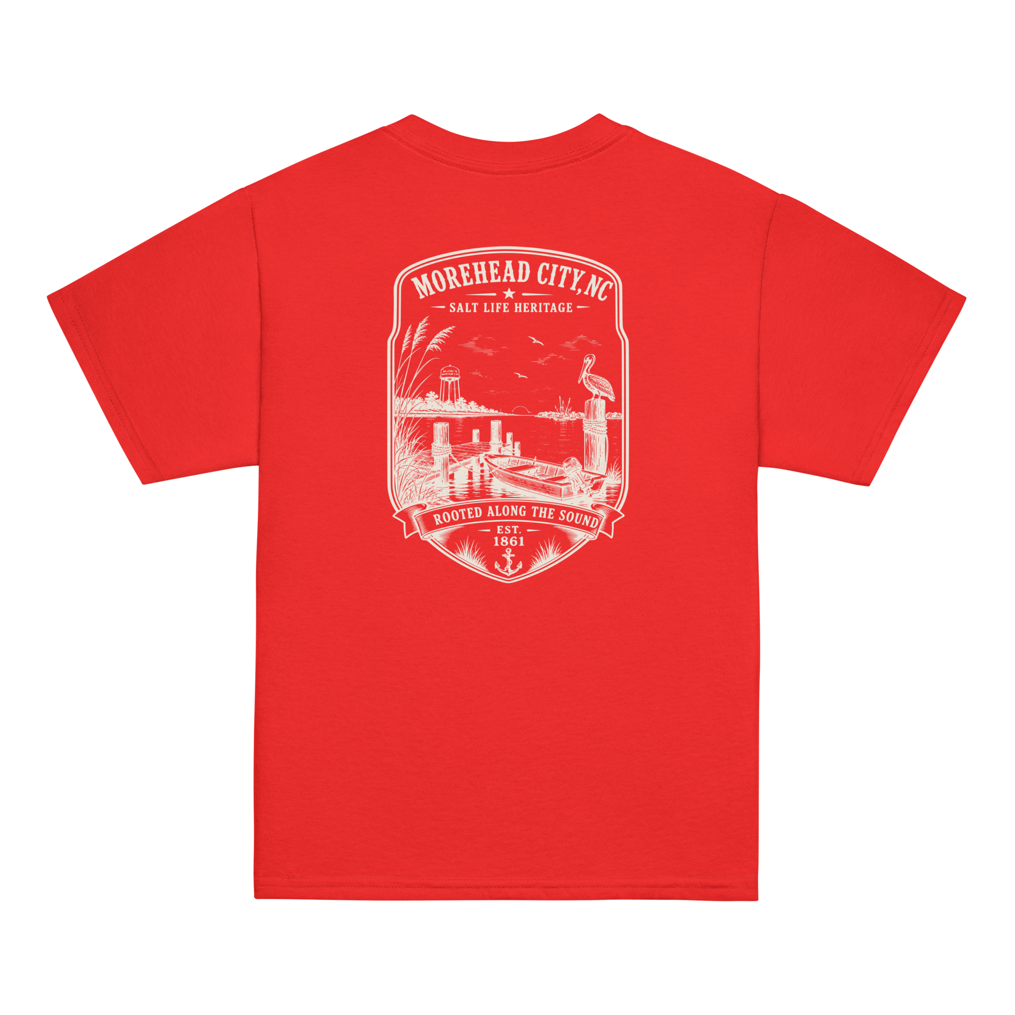 Morehead City, NC - Rooted Along The Sound- Youth Classic Tee