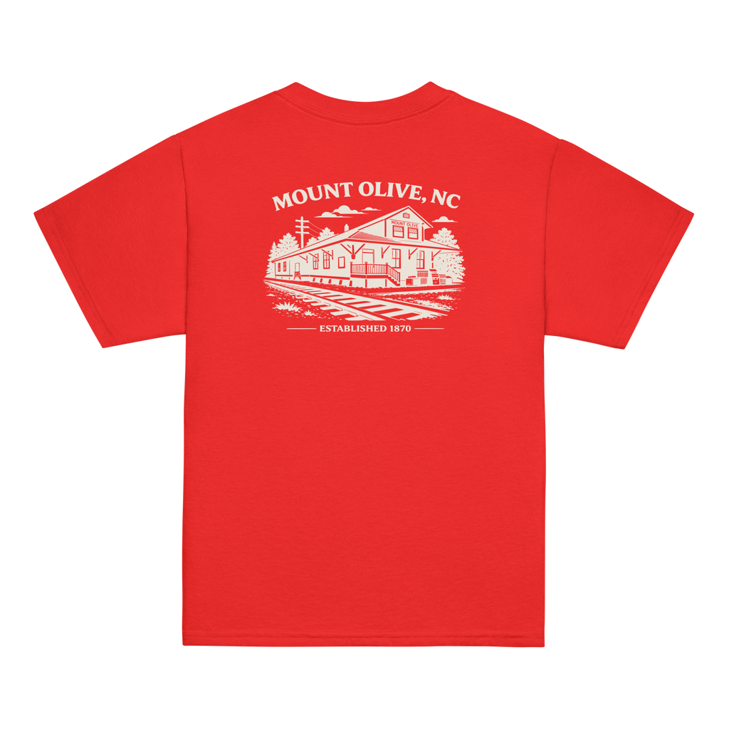 Mount Olive, NC - Train Depot - Youth Classic Tee