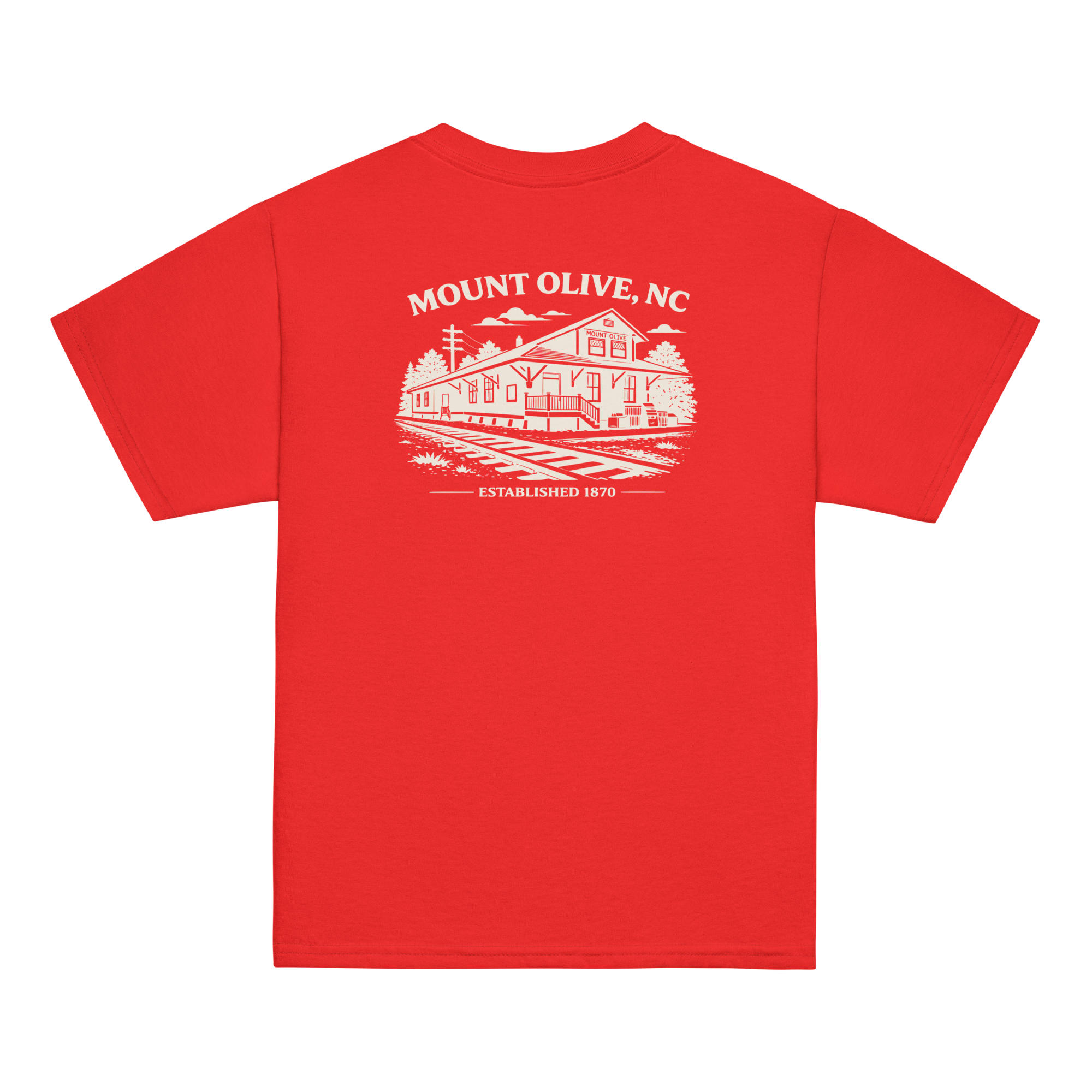 Mount Olive, NC - Train Depot - Youth Classic Tee