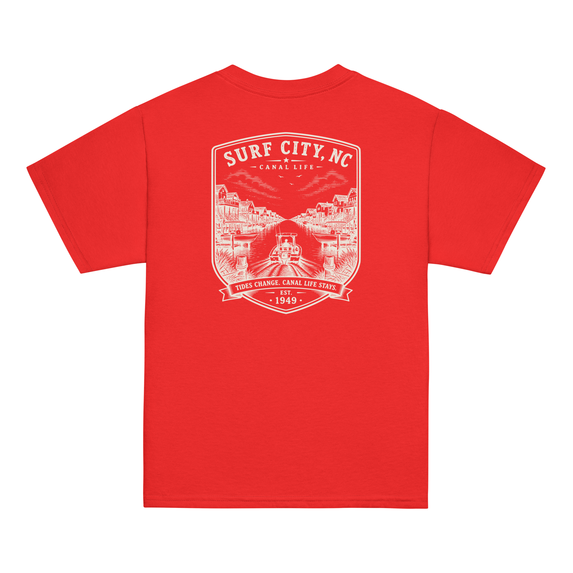 Surf City, NC - Canal Life - Youth Classic Tee
