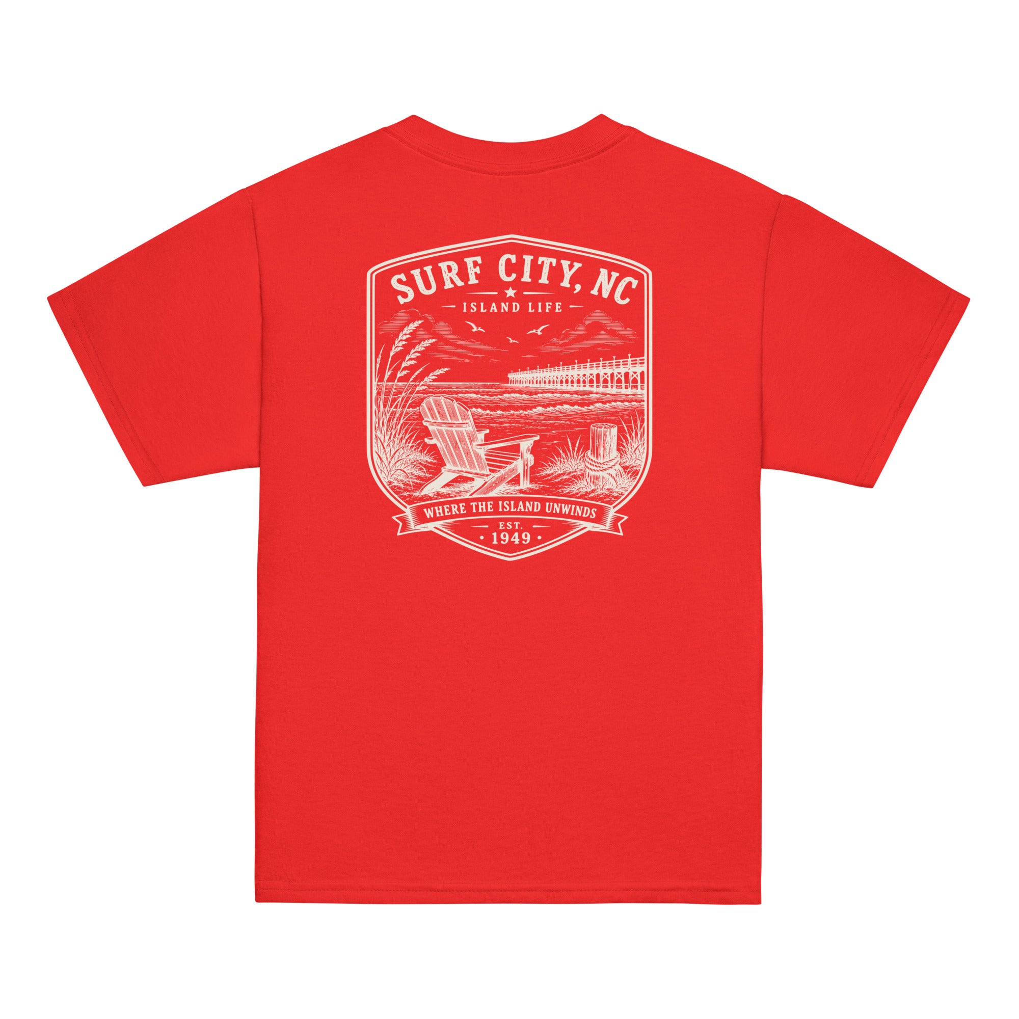 Surf City, NC - Island Life - Youth Classic Tee