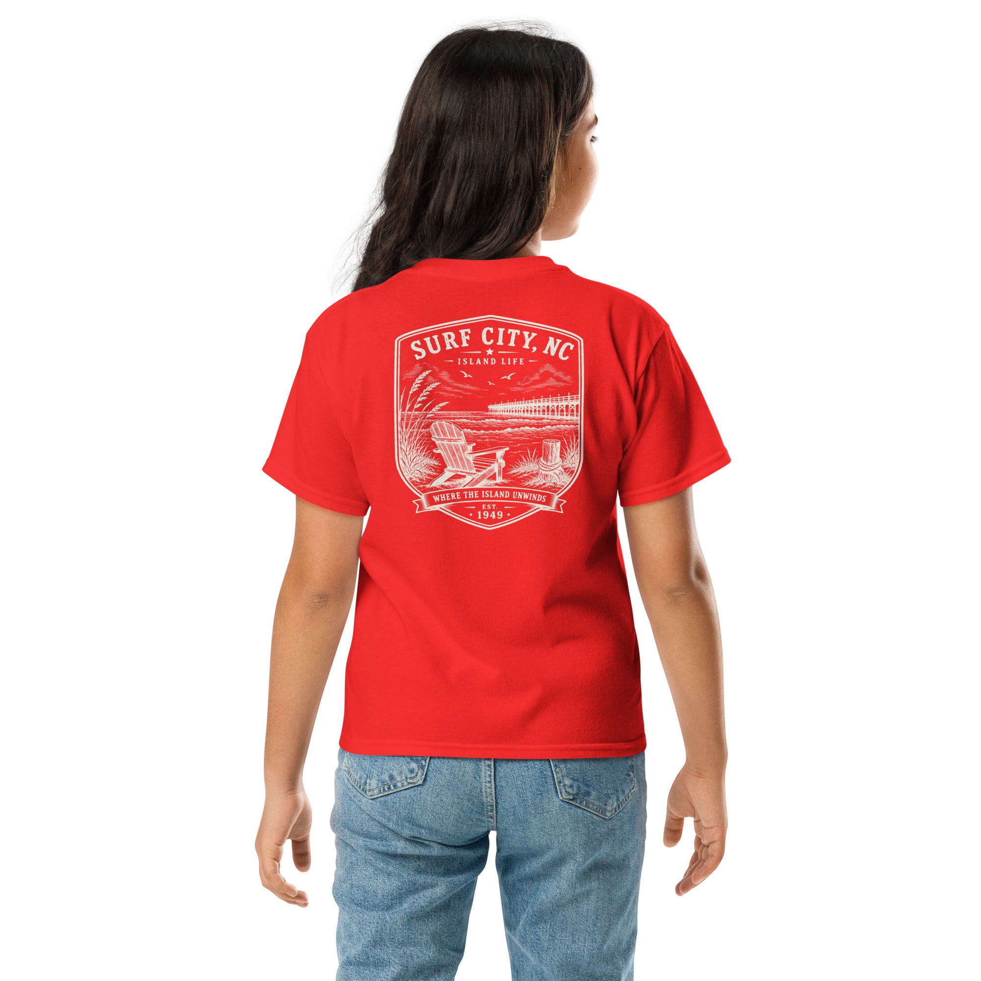 Surf City, NC - Island Life - Youth Classic Tee