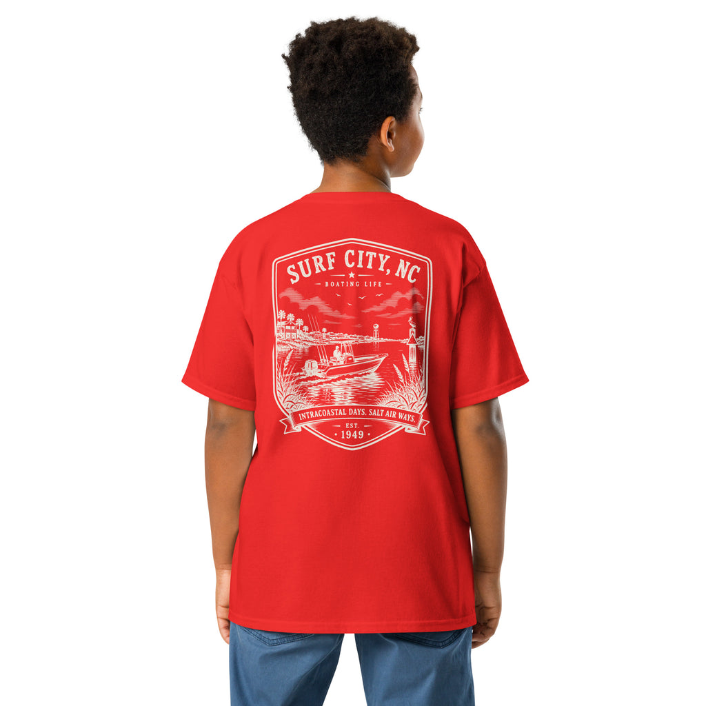 Surf City, NC - Boating Life - Youth Classic Tee