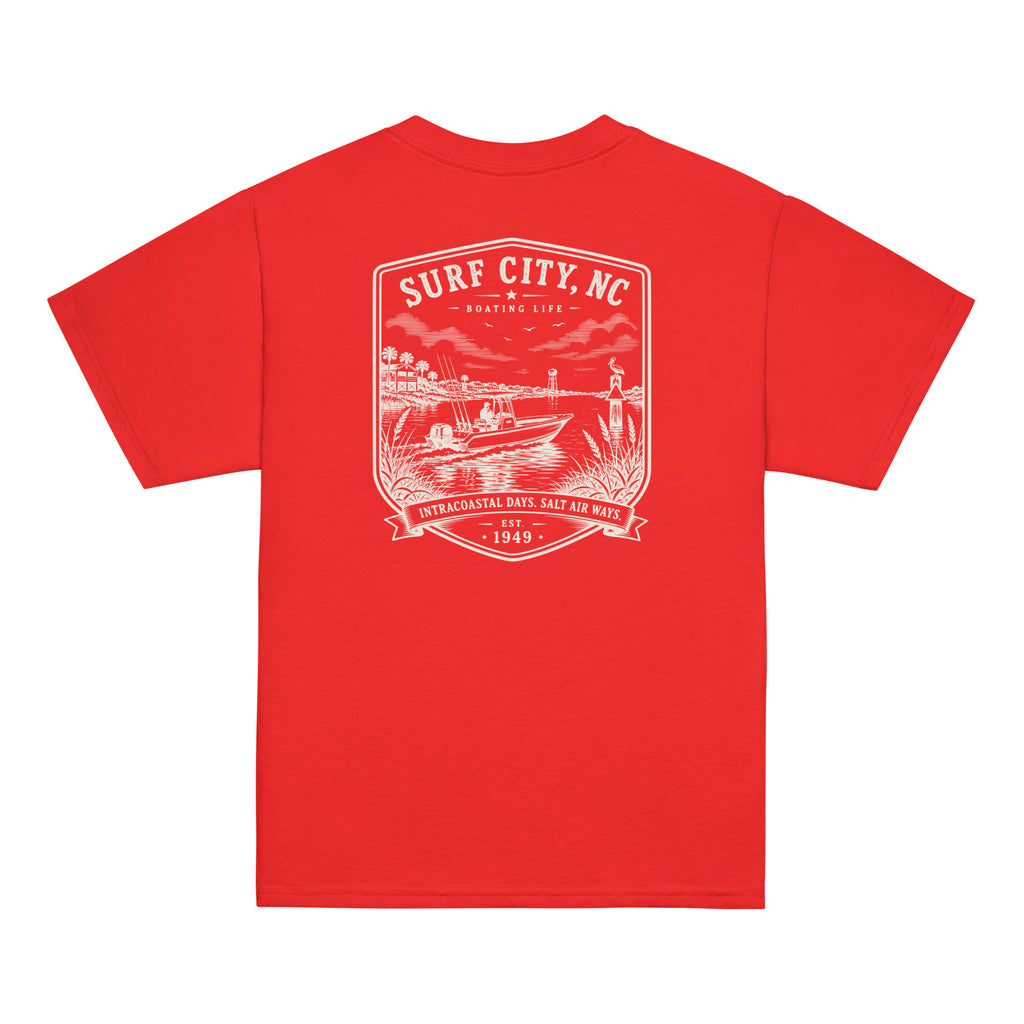 Surf City, NC - Boating Life - Youth Classic Tee