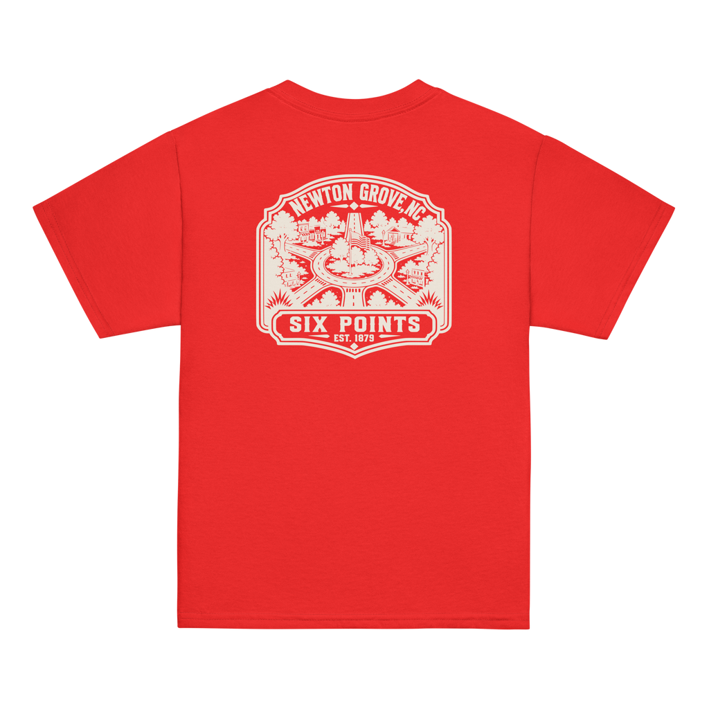 Newton Grove, NC - Six Points - Youth Classic Tee