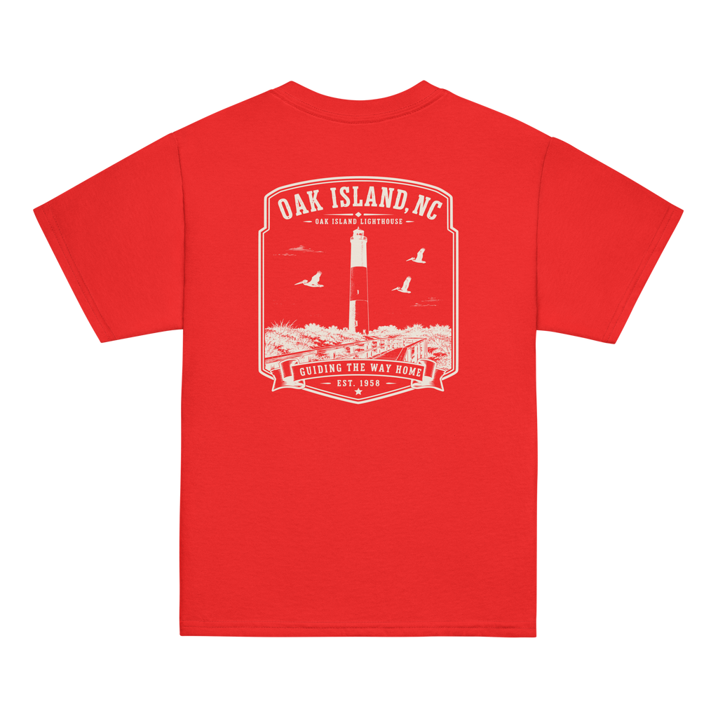 Oak Island, NC - Oak Island Lighthouse - Youth Classic Tee