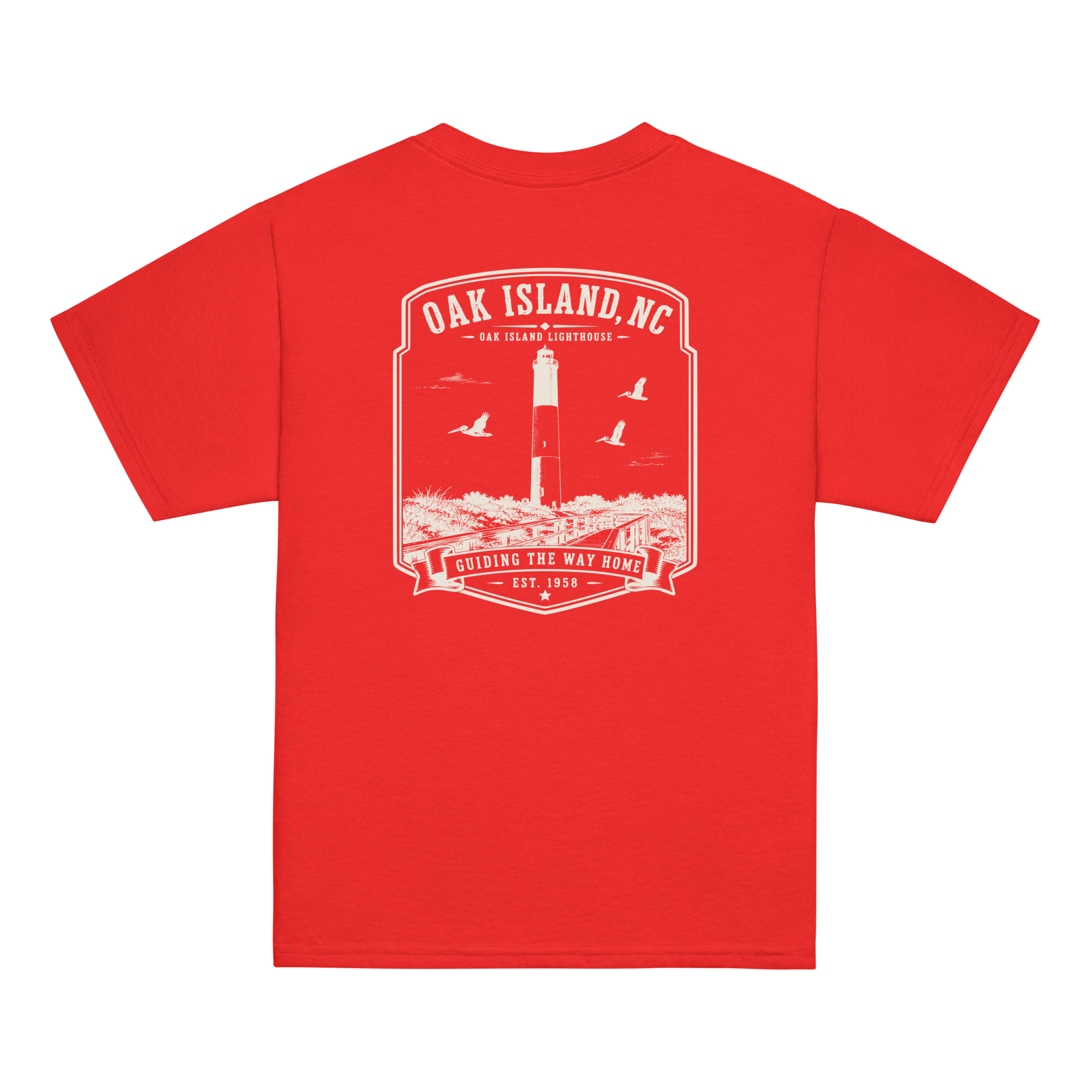 Oak Island, NC - Oak Island Lighthouse - Youth Classic Tee