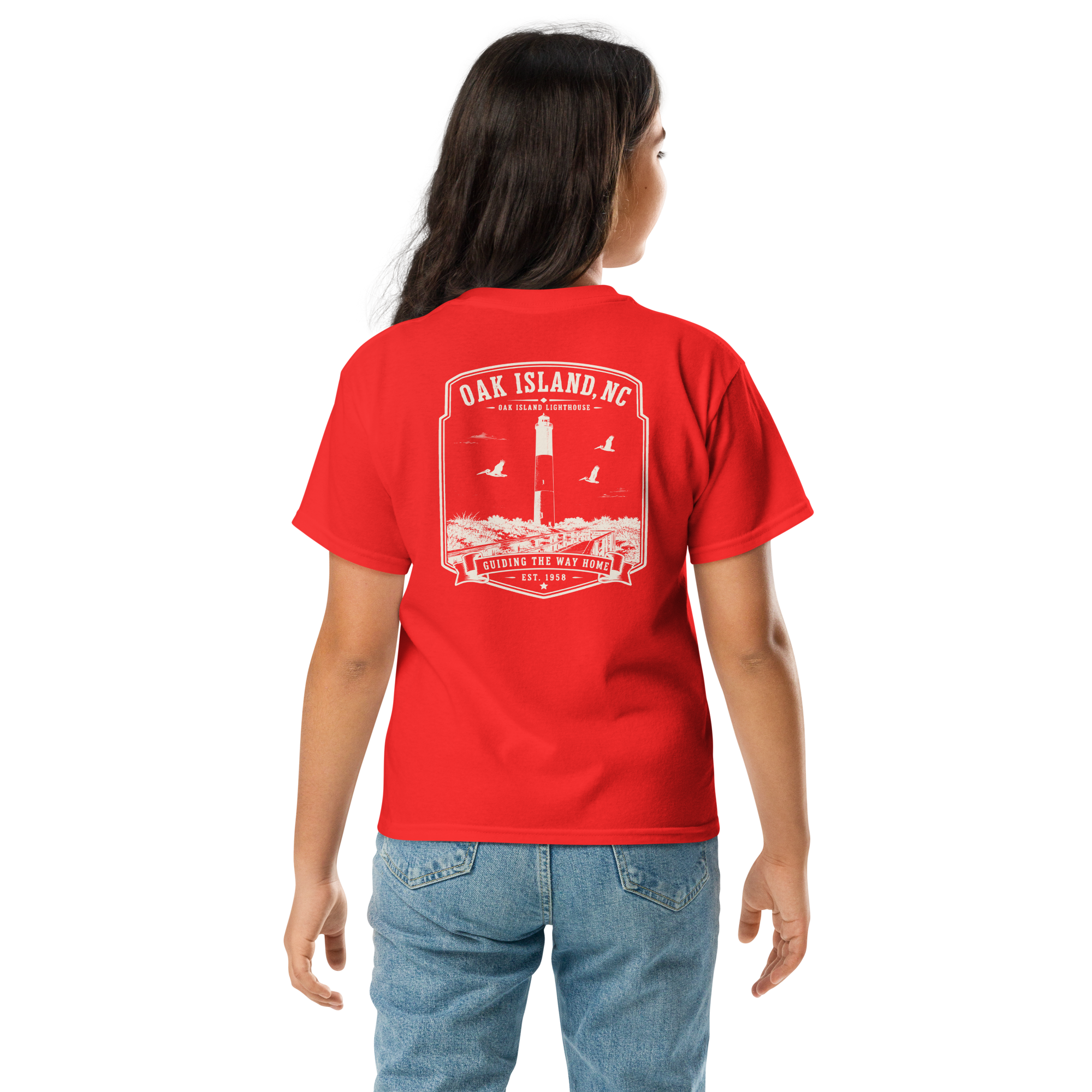 Oak Island, NC - Oak Island Lighthouse - Youth Classic Tee