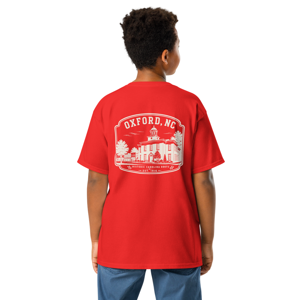 Oxford, NC - Historic Courthouse - Youth Classic Tee