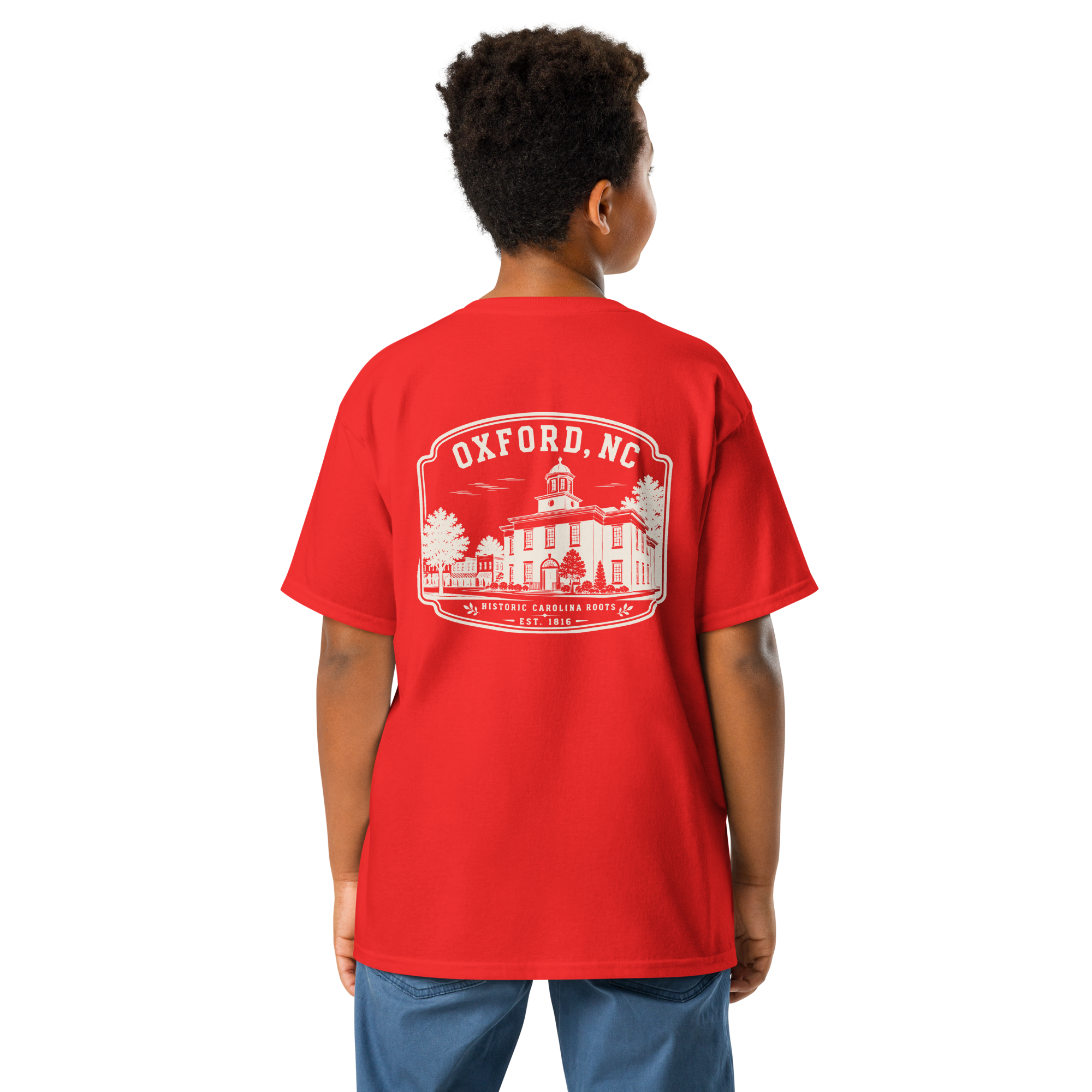 Oxford, NC - Historic Courthouse - Youth Classic Tee