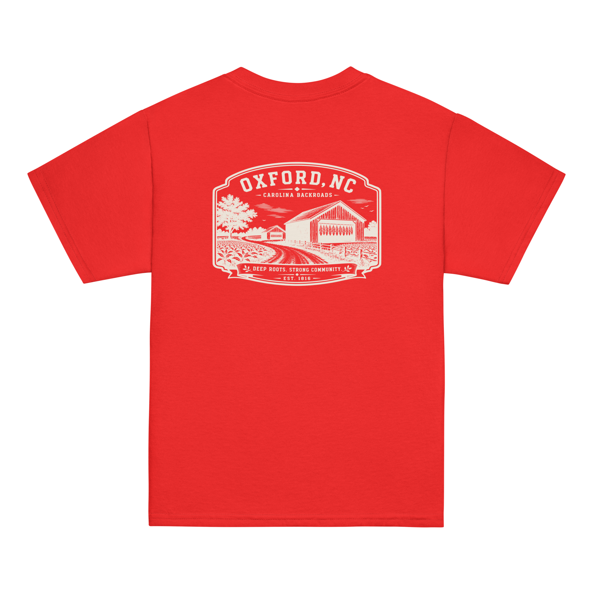 Oxford, NC - Carolina Backroads - Youth Classic Tee