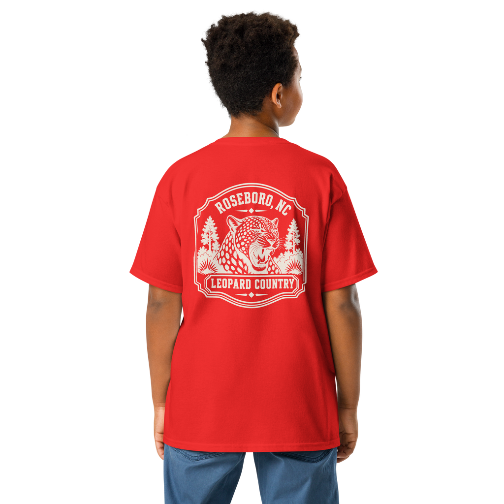 Roseboro, NC - Leopard Country - Youth Classic Tee