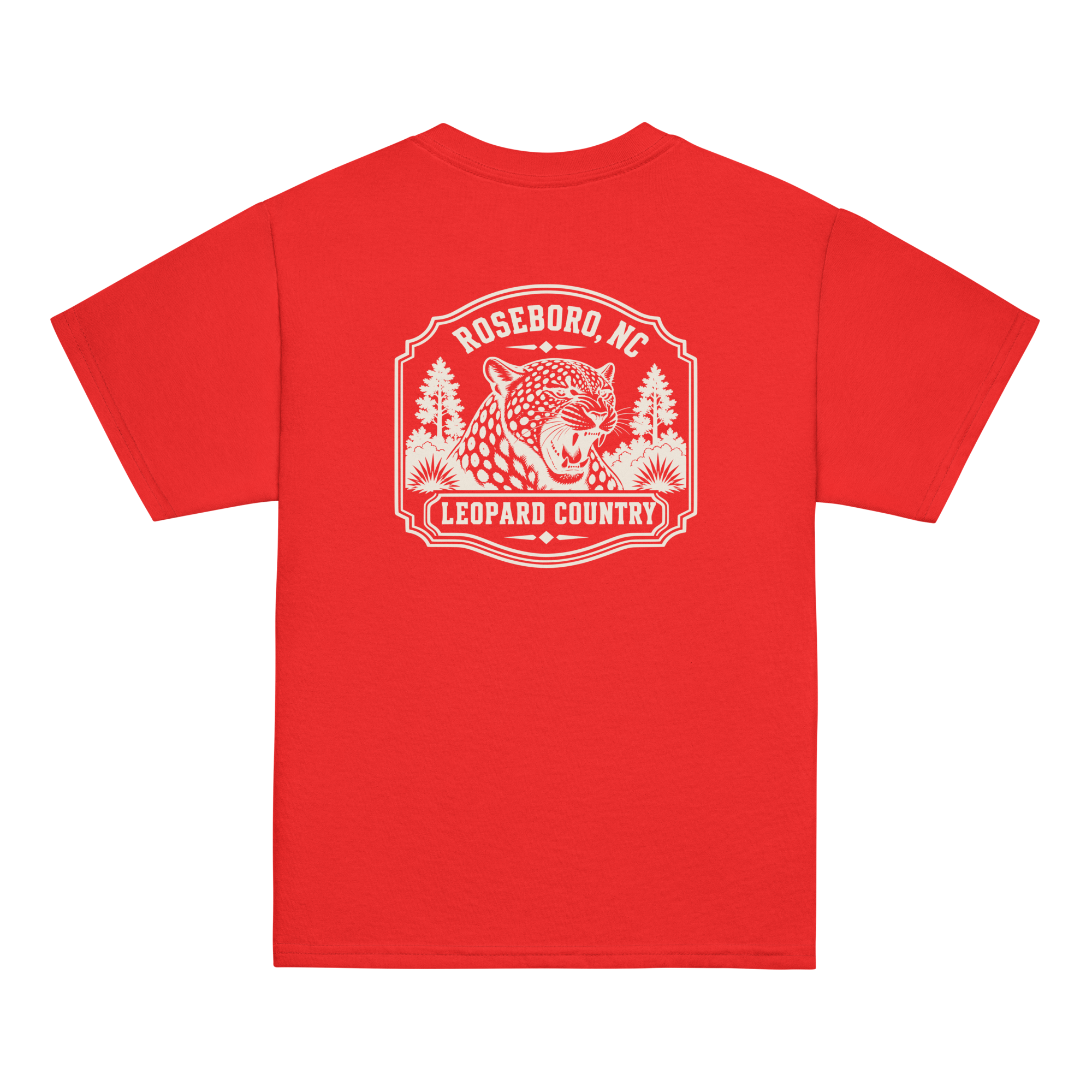 Roseboro, NC - Leopard Country - Youth Classic Tee