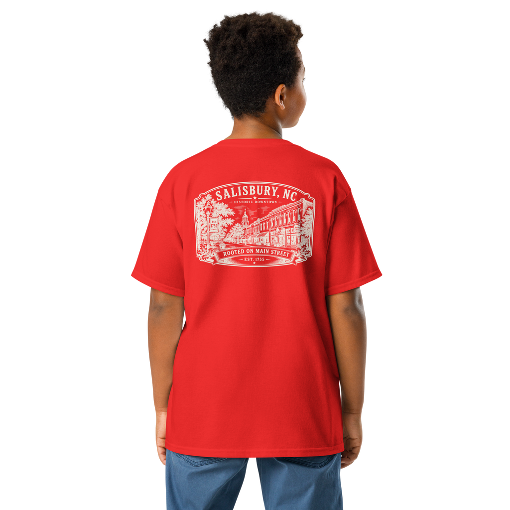 Salisbury, NC - Rooted On Main Street - Youth Classic Tee