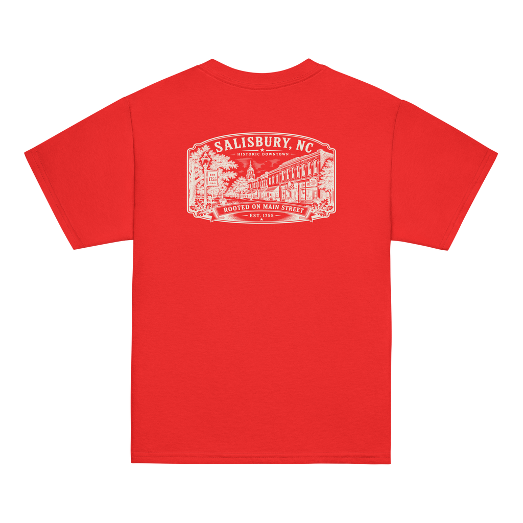 Salisbury, NC - Rooted On Main Street - Youth Classic Tee