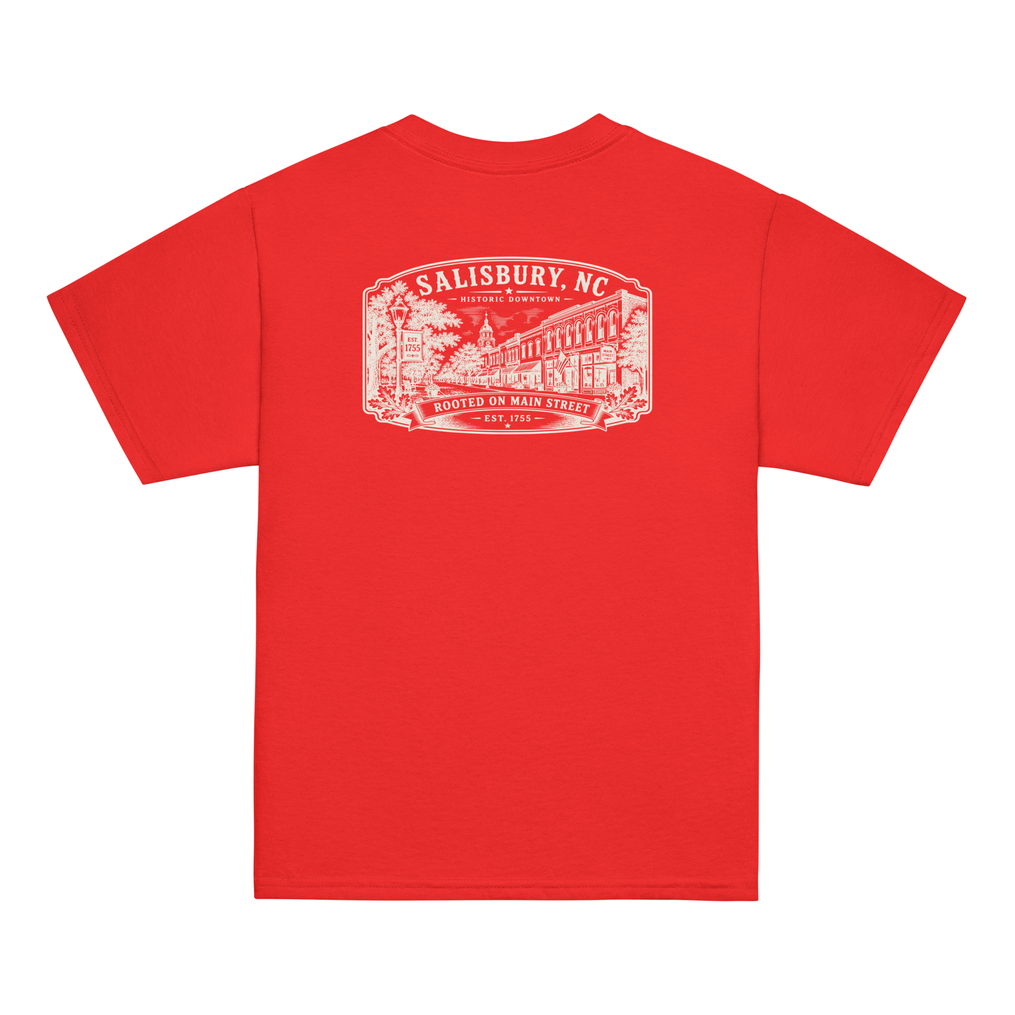 Salisbury, NC - Rooted On Main Street - Youth Classic Tee