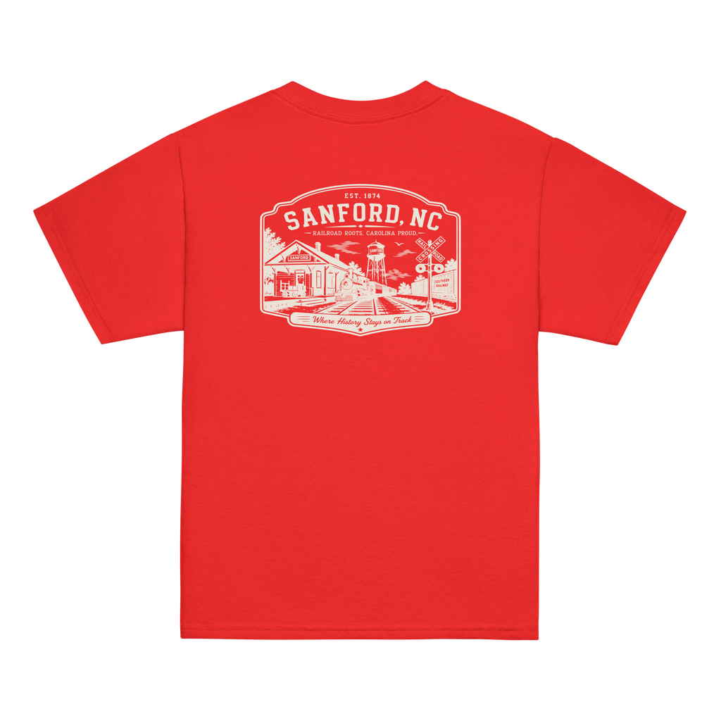 Sanford, NC - Railroad Roots - Youth Classic Tee