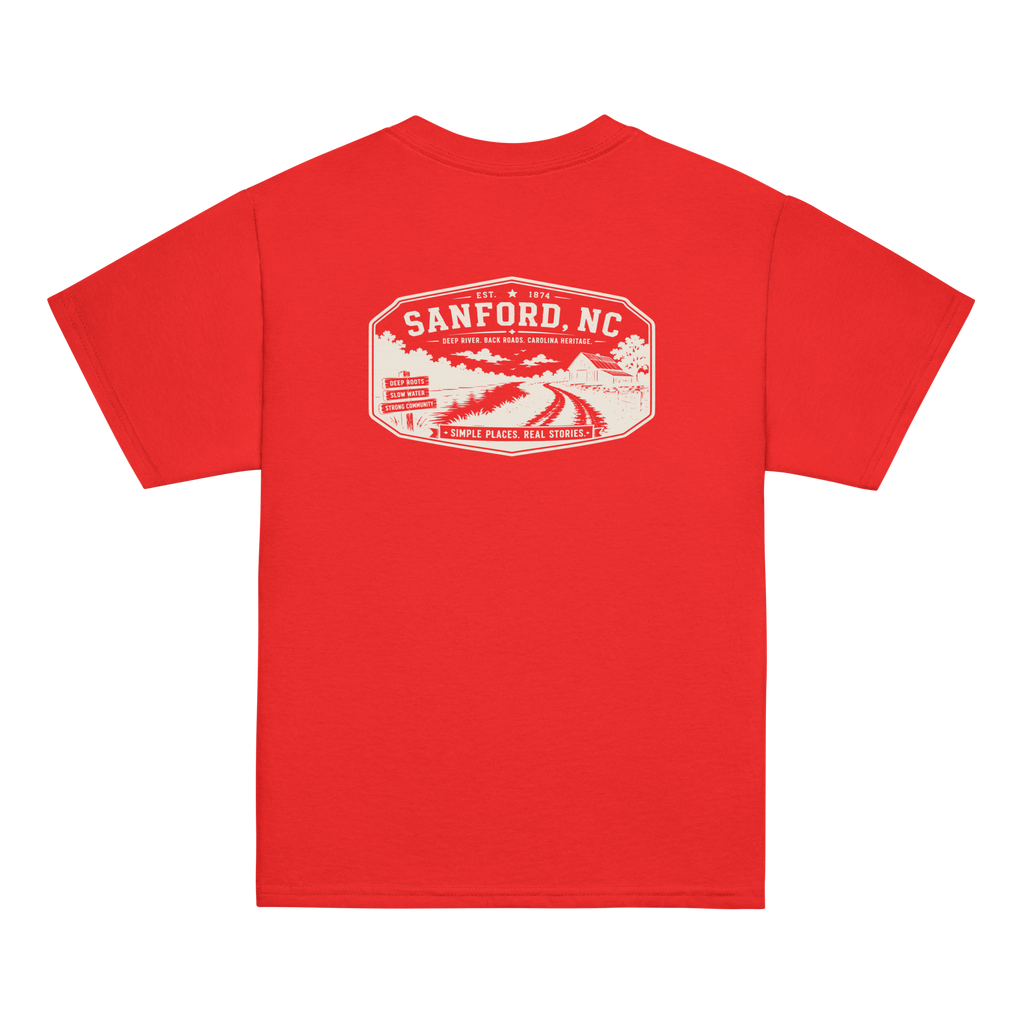 Sanford, NC - Deep River Carolina - Youth Classic Tee