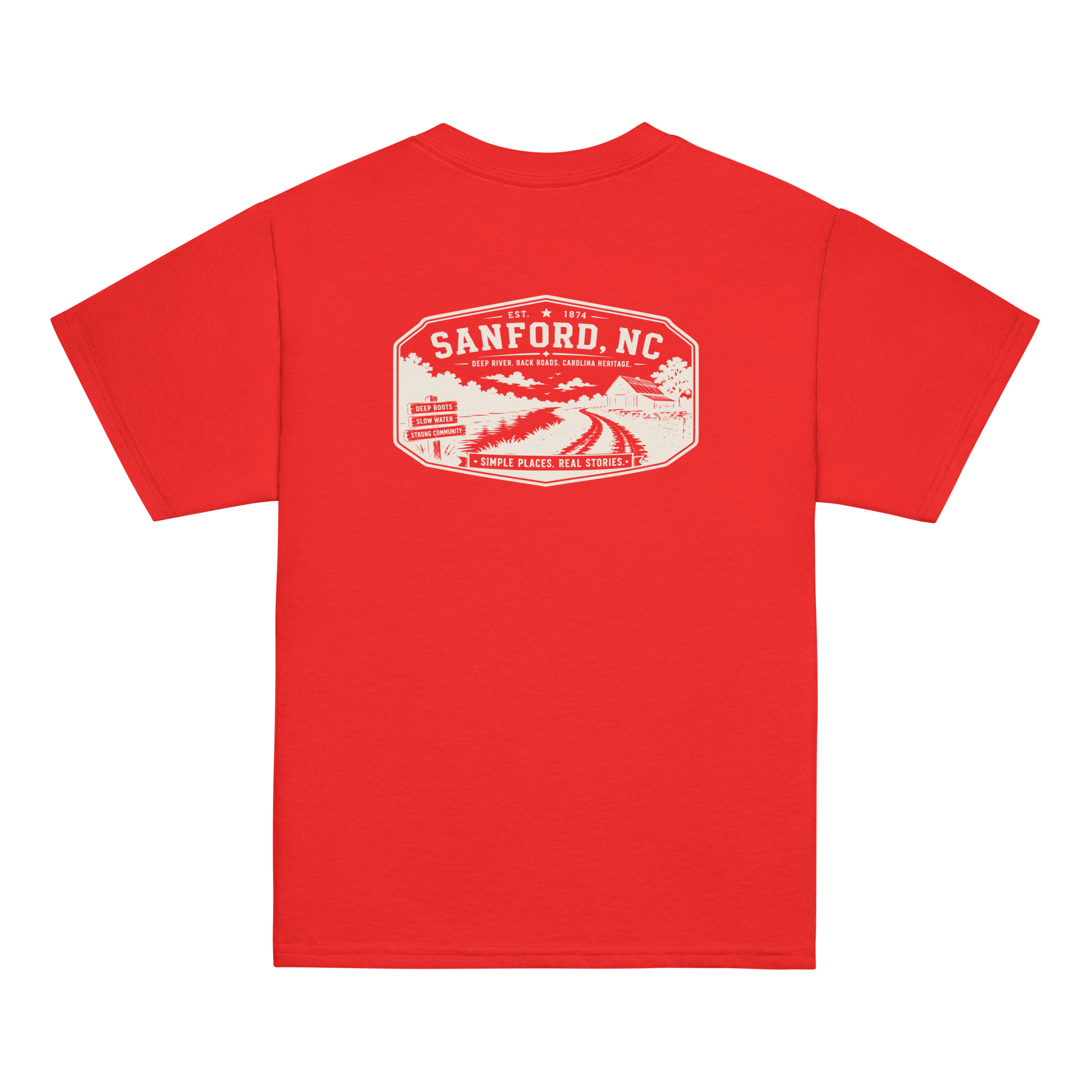 Sanford, NC - Deep River Carolina - Youth Classic Tee
