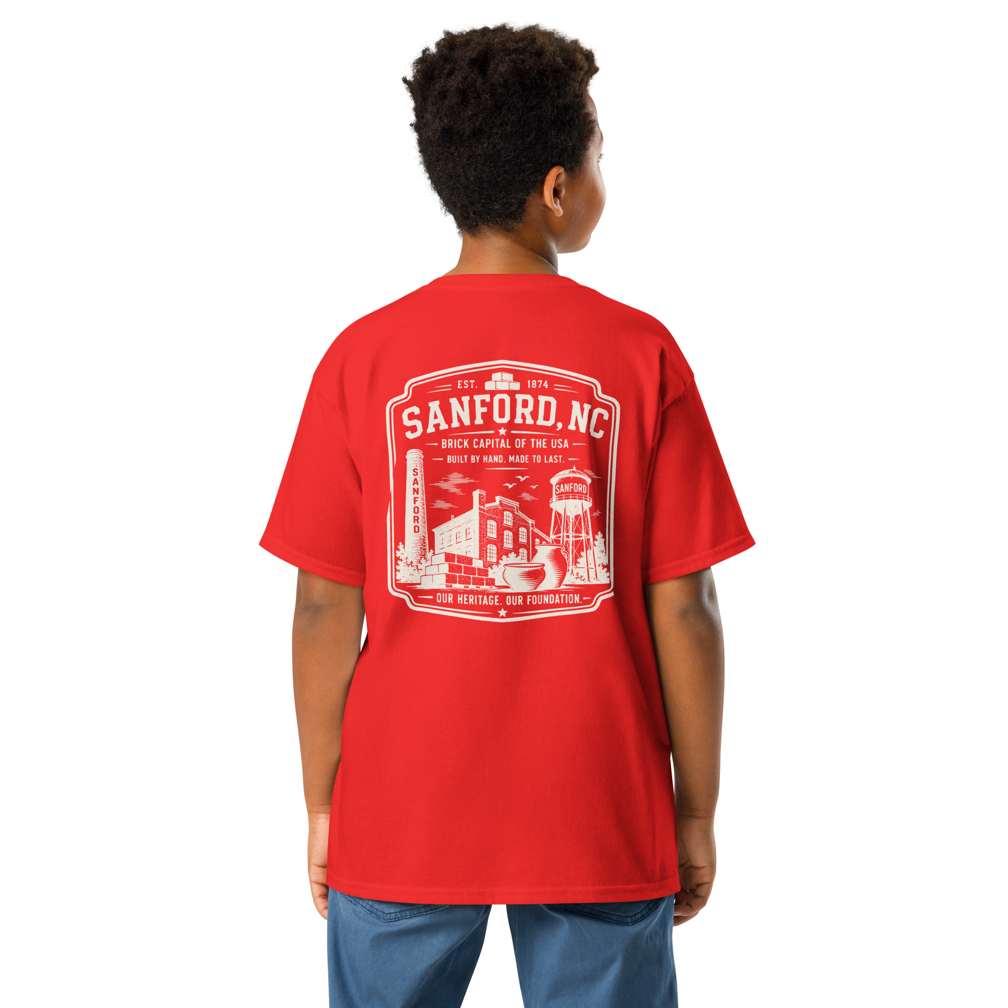 Sanford, NC - The Brick Capital - Youth Classic Tee