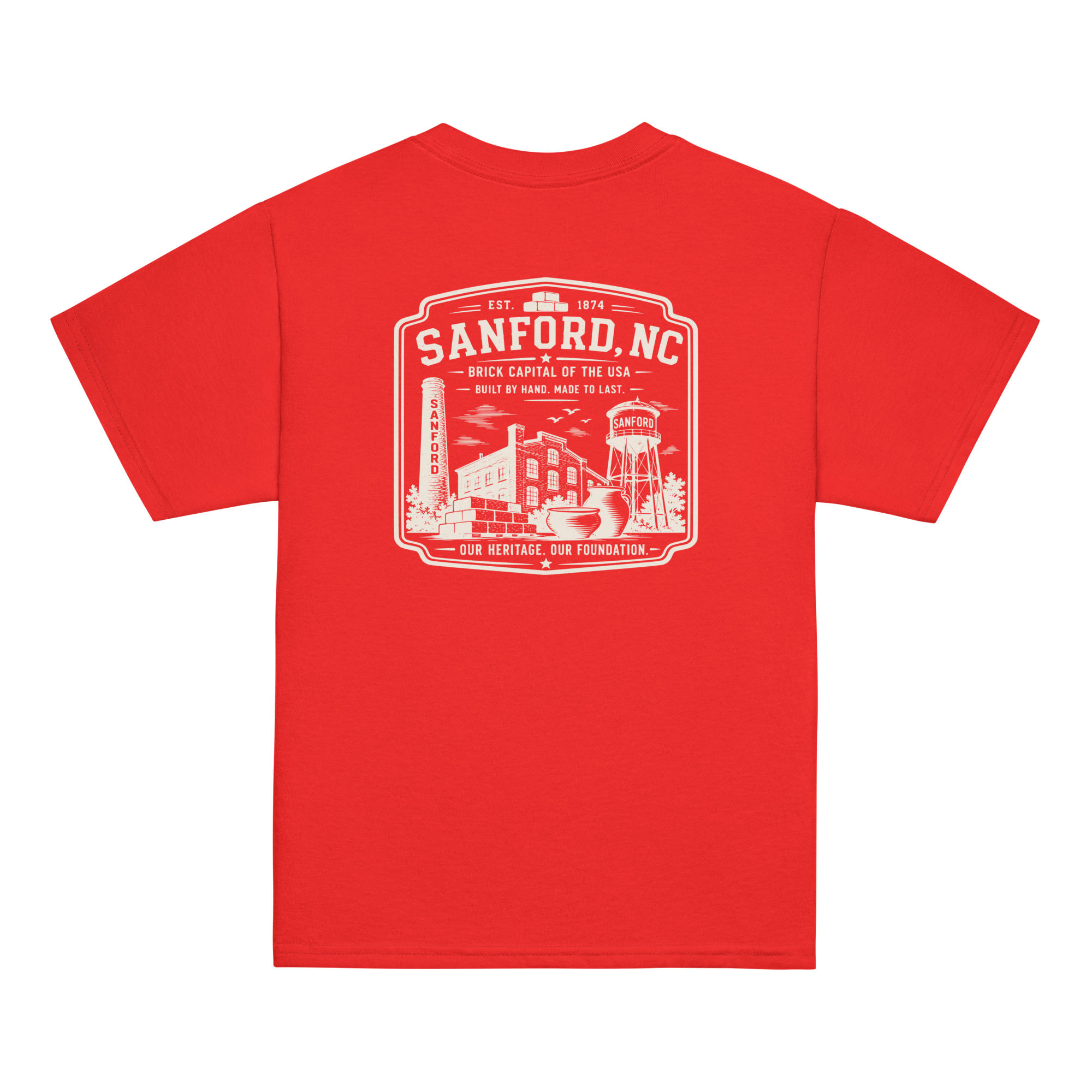 Sanford, NC - The Brick Capital - Youth Classic Tee