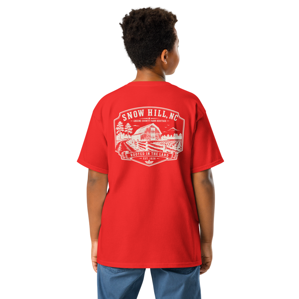 Snow Hill, NC - Rooted In The Land - Youth Classic Tee