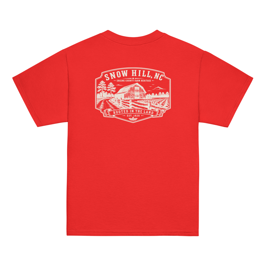 Snow Hill, NC - Rooted In The Land - Youth Classic Tee