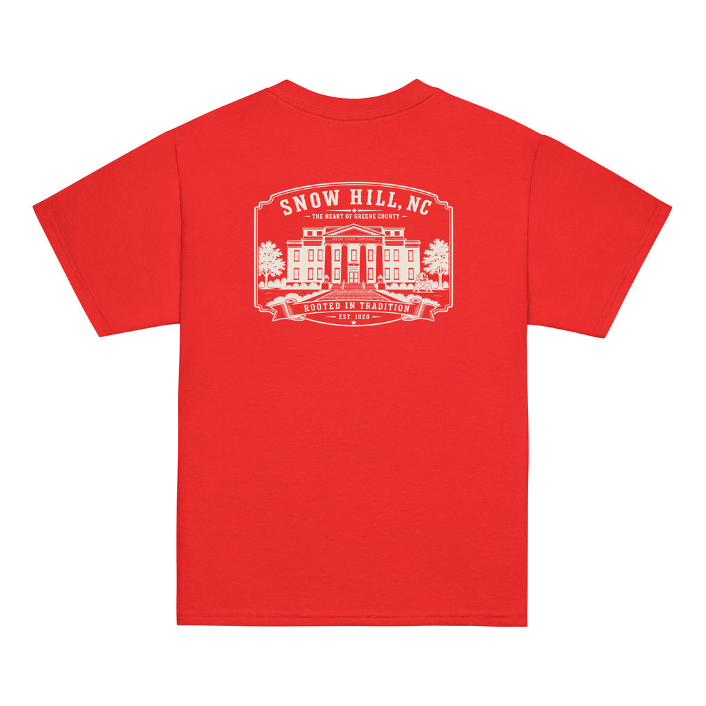Snow Hill, NC - Historic Courthouse - Youth Classic Tee
