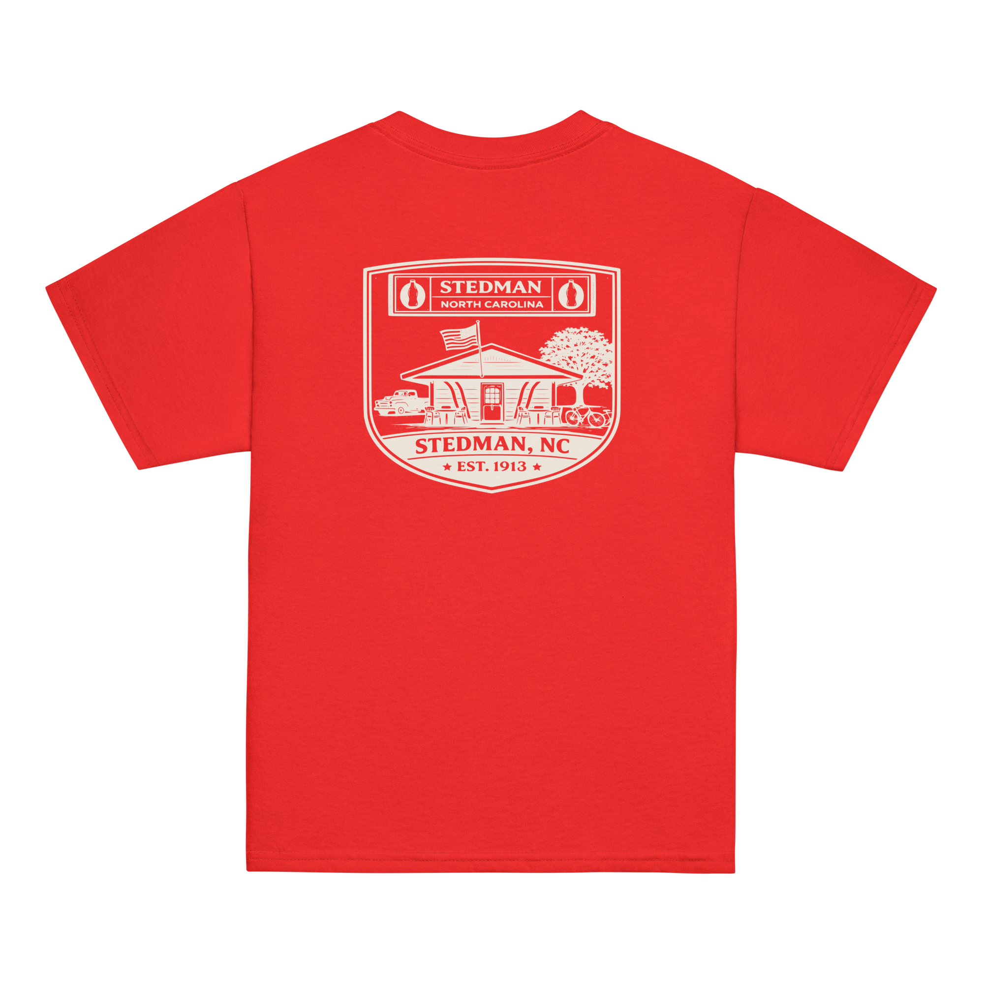 Stedman, NC - Soda Shop Badge - Youth Classic Tee