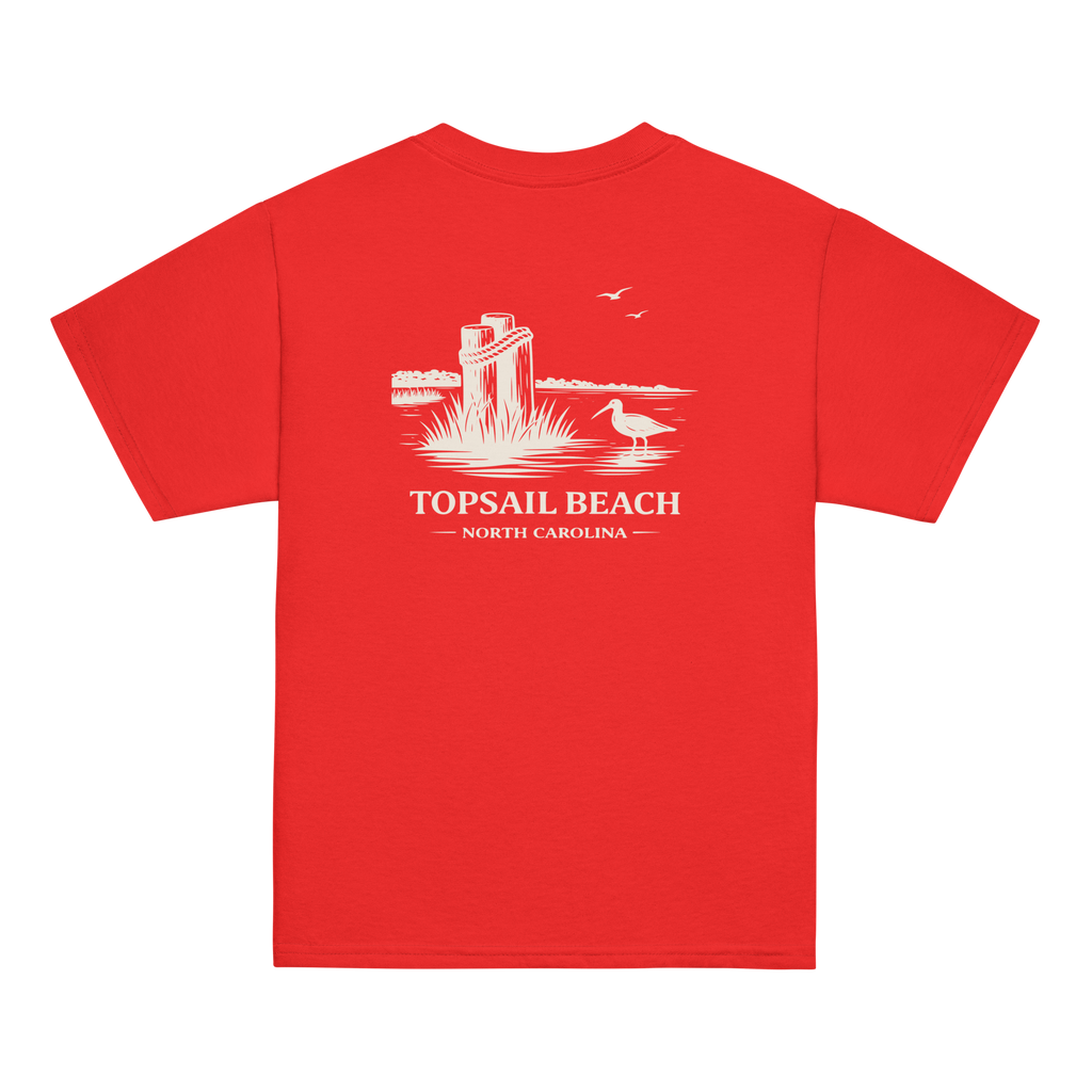 Topsail Beach, NC - The Sandpiper - Youth Classic Tee